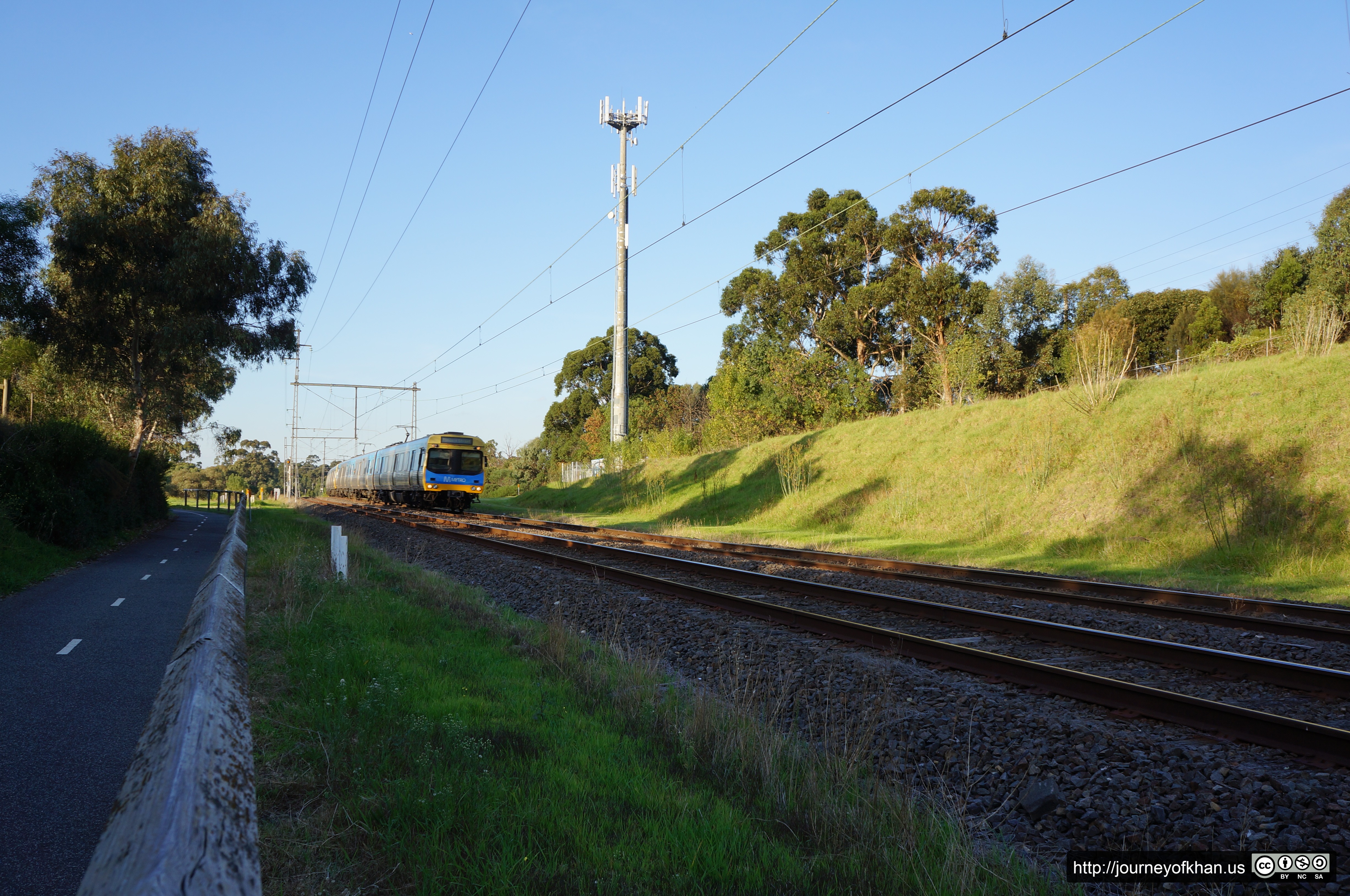 Train to Flemington Bridge (High Resolution)