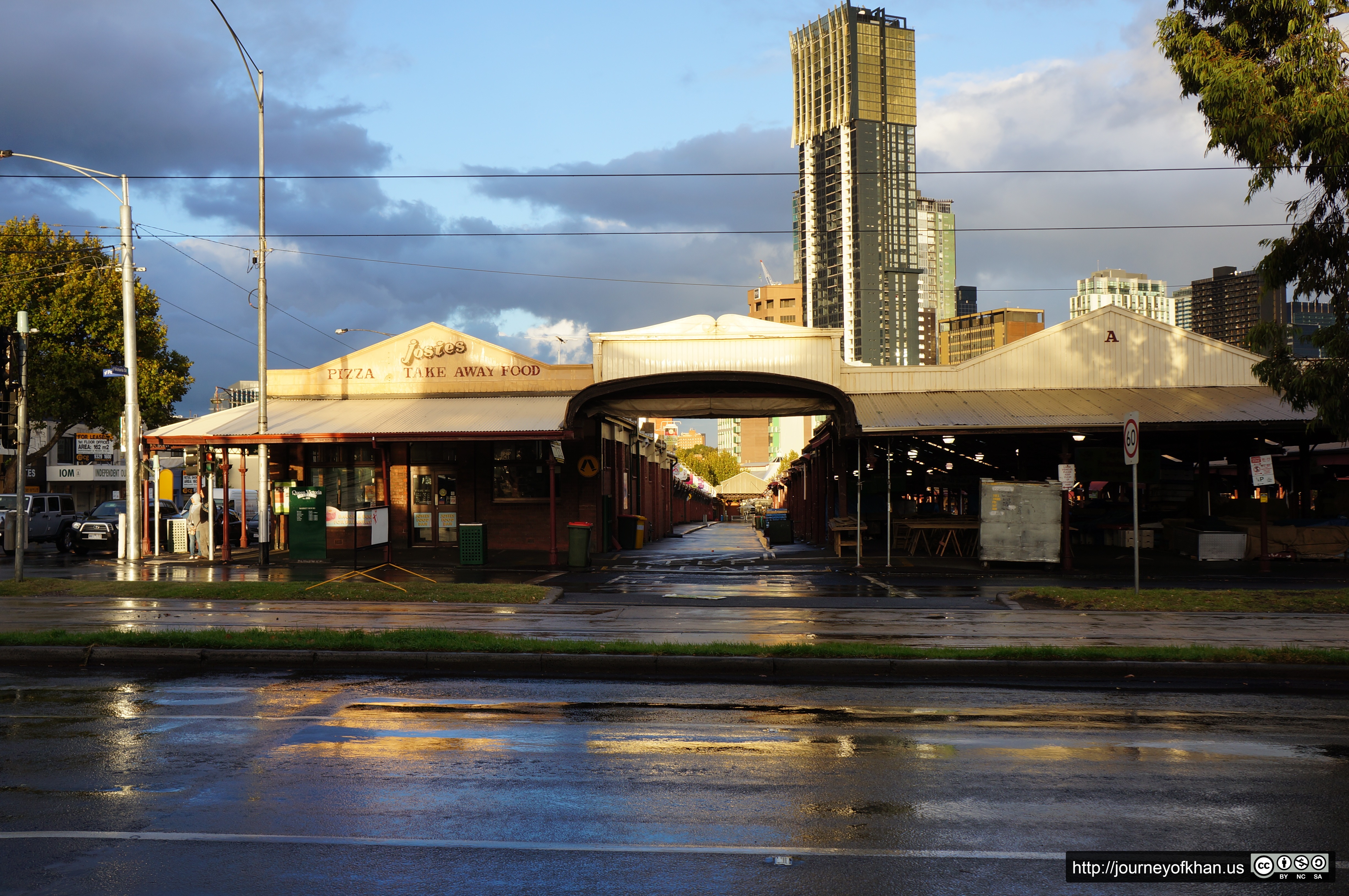 Victoria Market in the Rain (High Resolution)