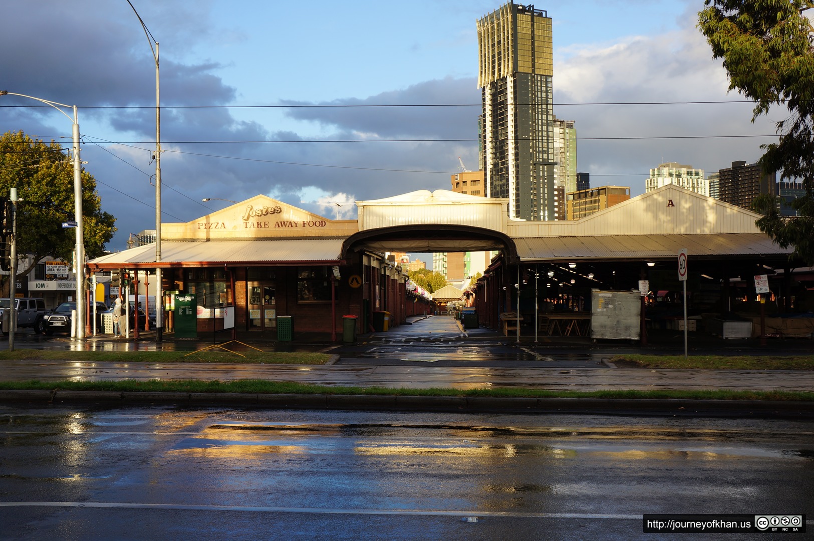 Victoria Market in the Rain