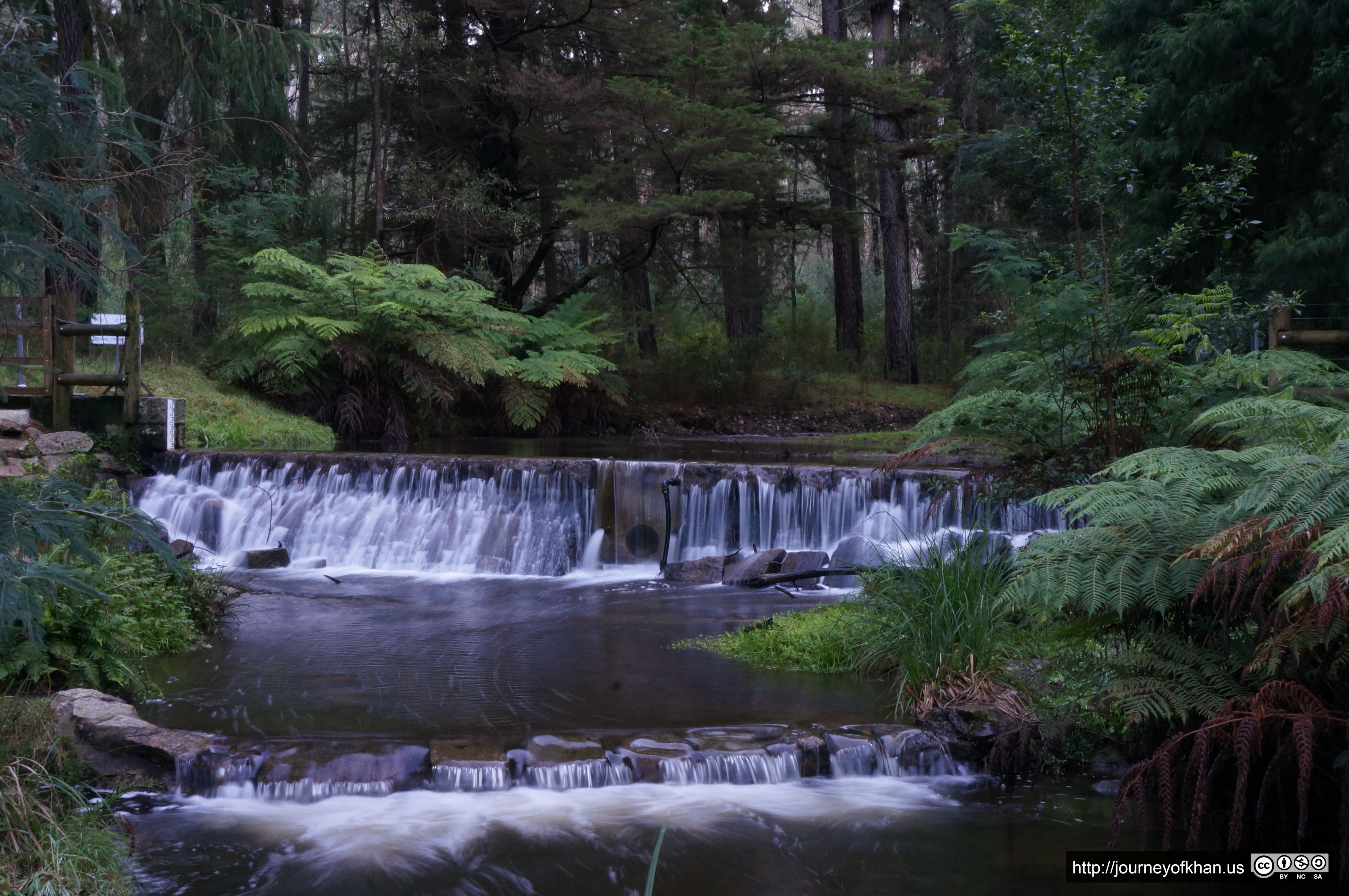 Small Dam at Daybreak (High Resolution)