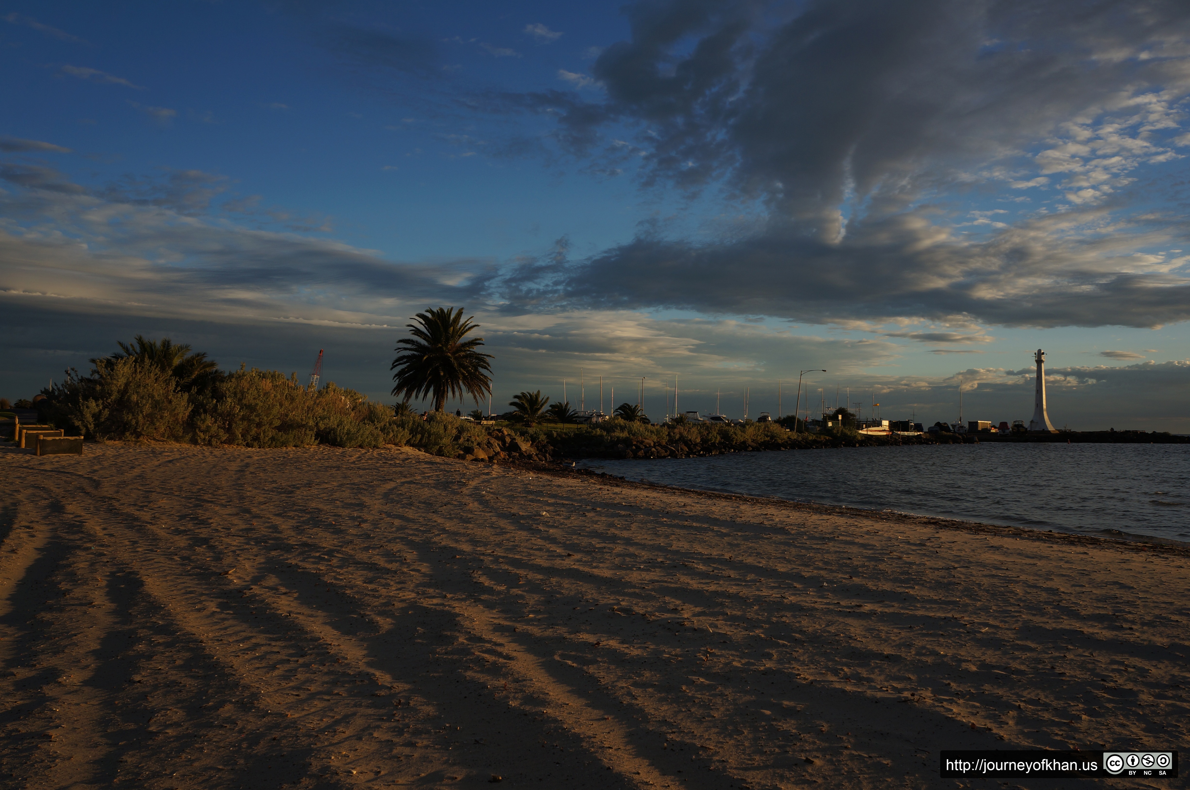 Lightouse and Marina in St Kilda (High Resolution)