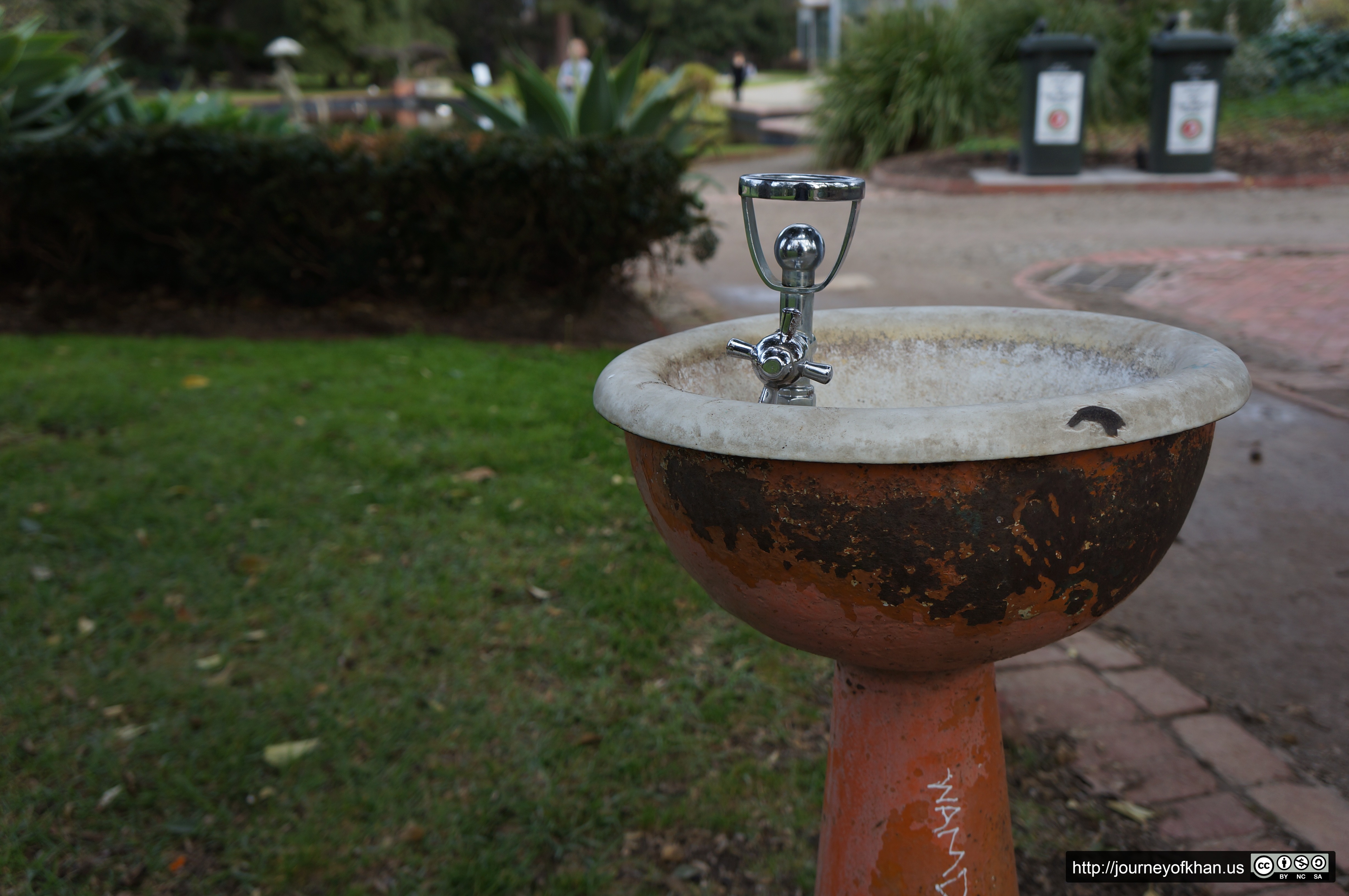 Rusted Water Fountain in St Kilda (High Resolution)