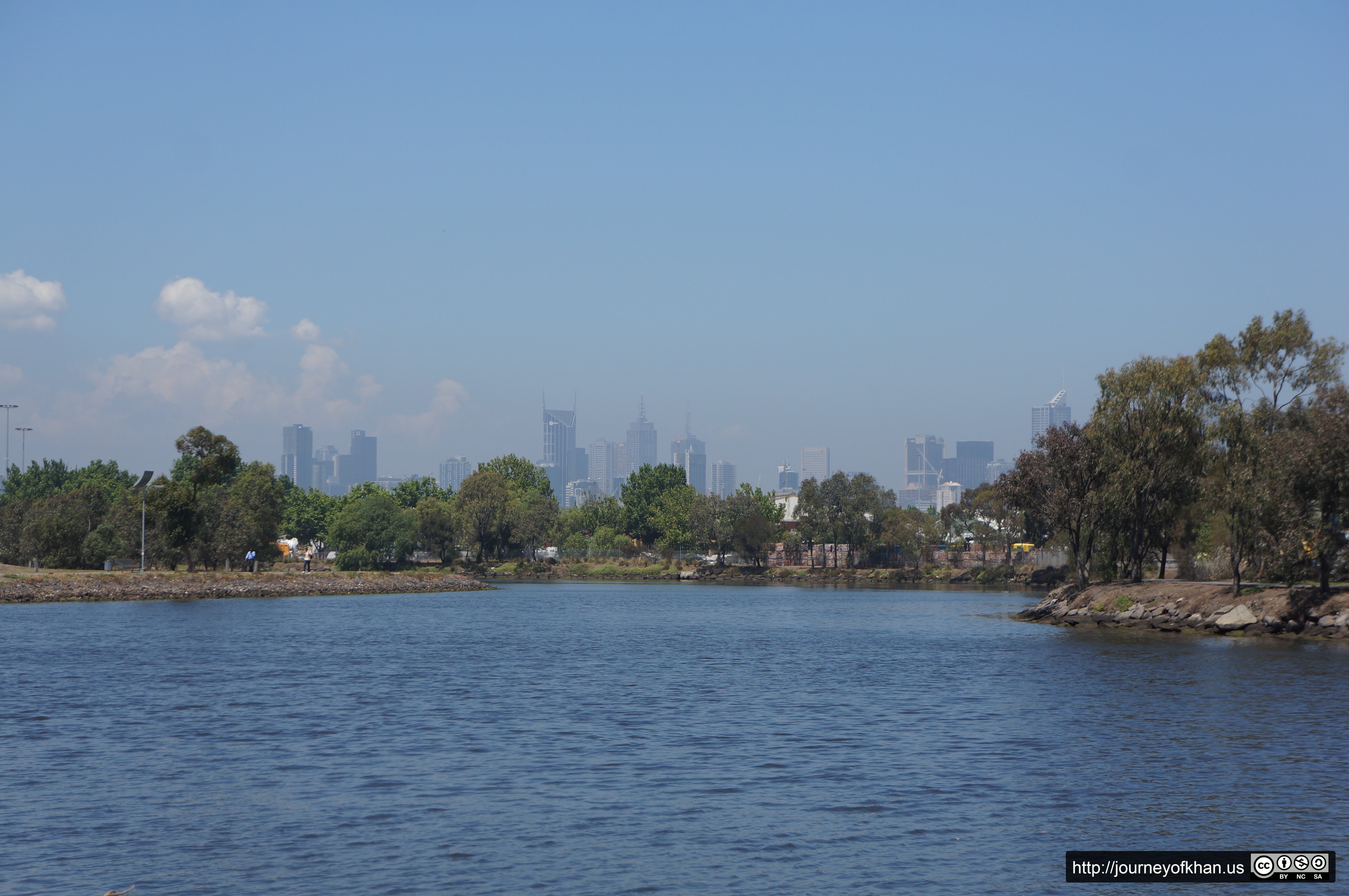 Melbourne above the River (High Resolution)