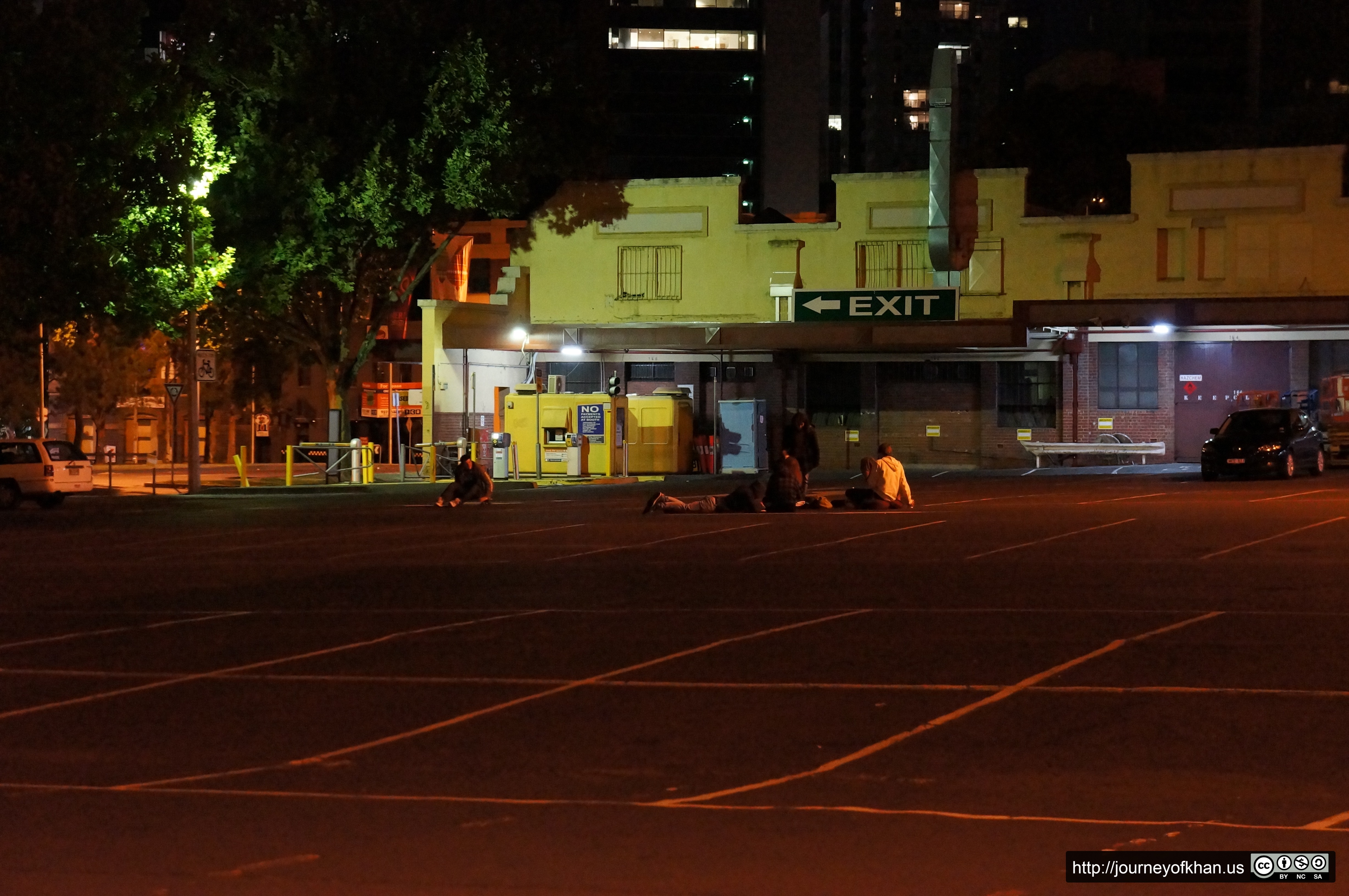 Late Night Kids at the Market (High Resolution)