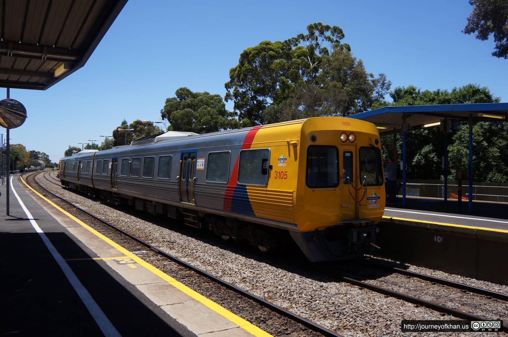 Train Arriving at Goodwood Station