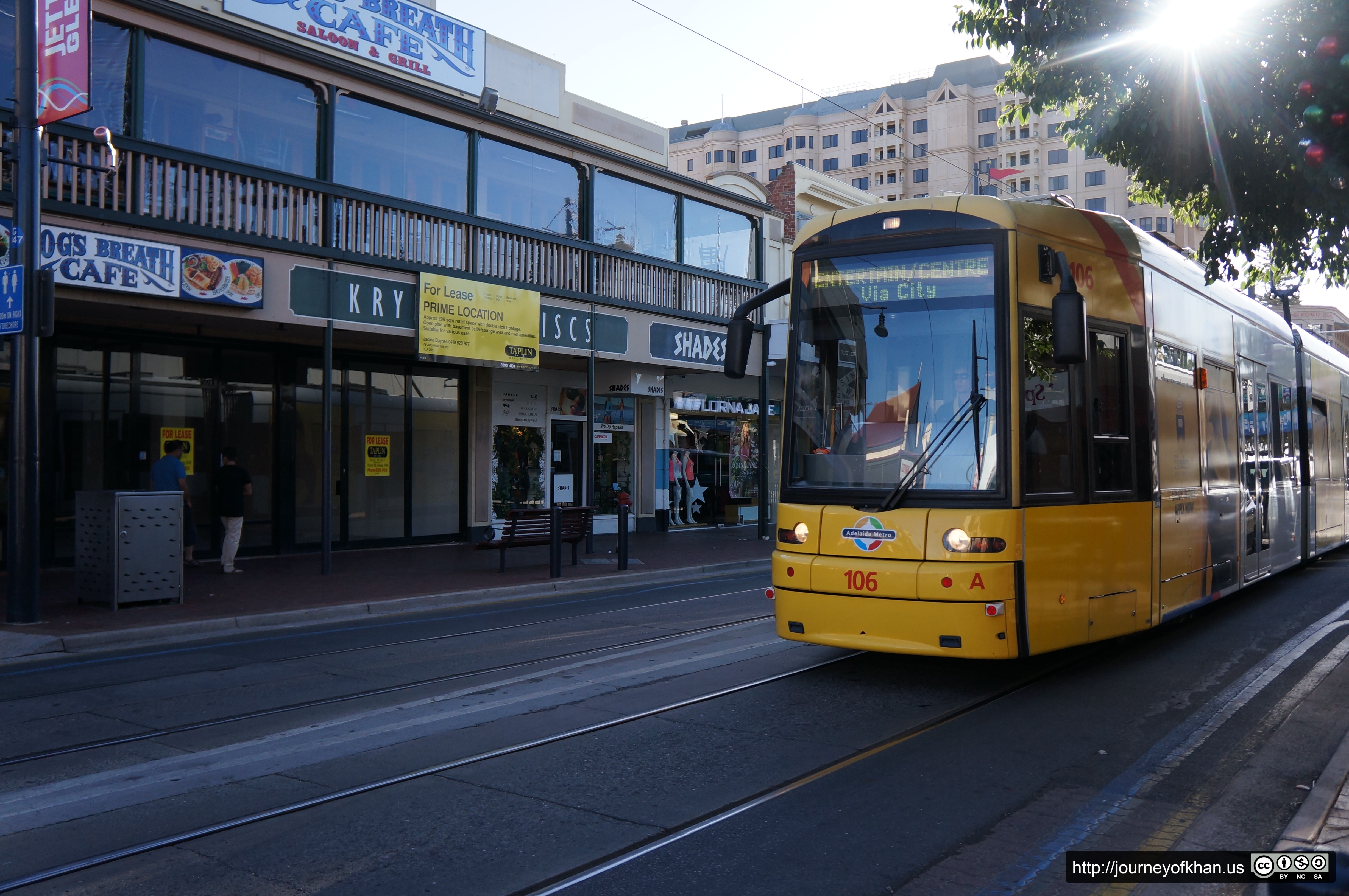 Adelaide Tram at Glenelg (High Resolution)