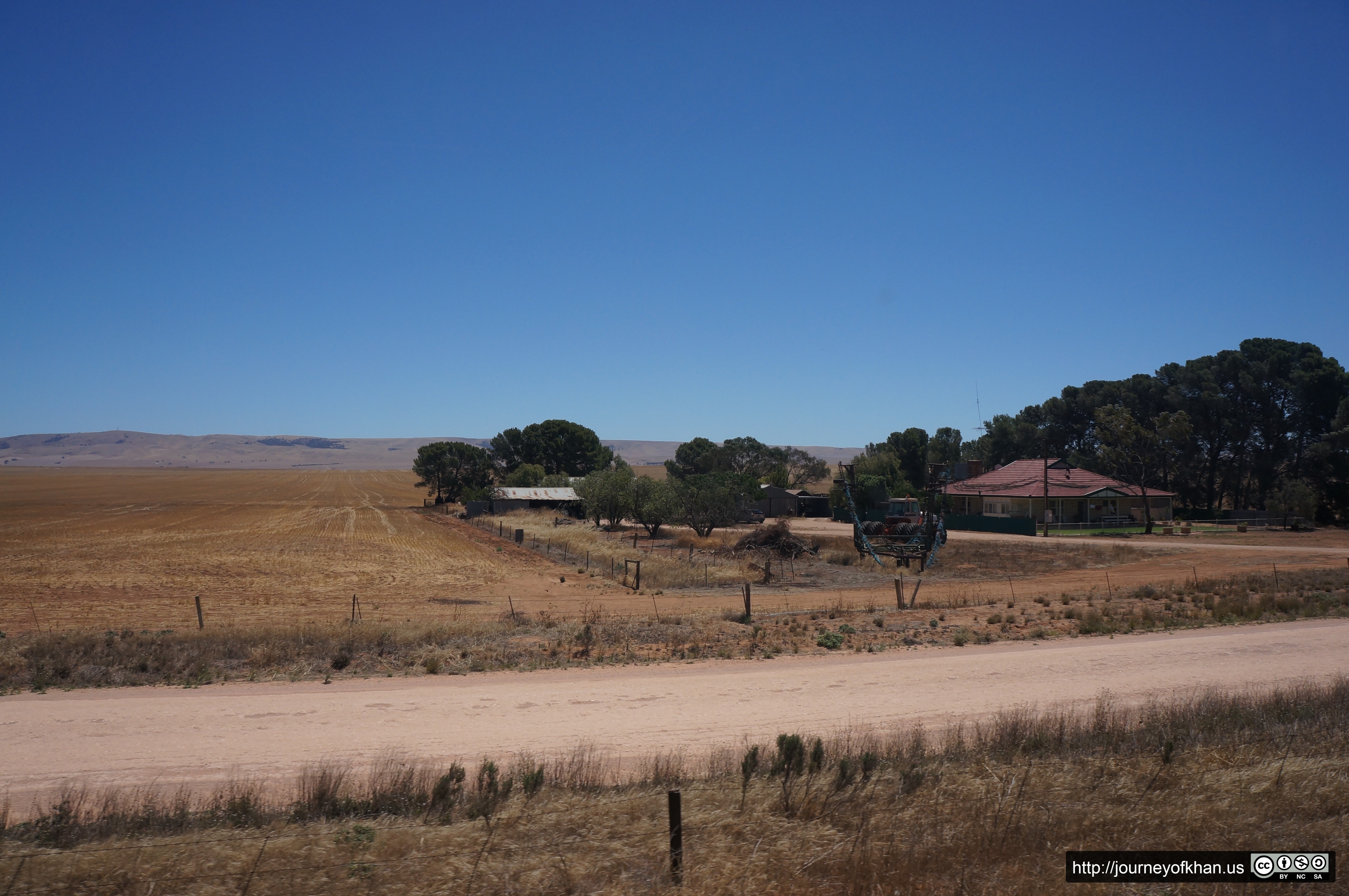 Farm in the Australian Desert (High Resolution)