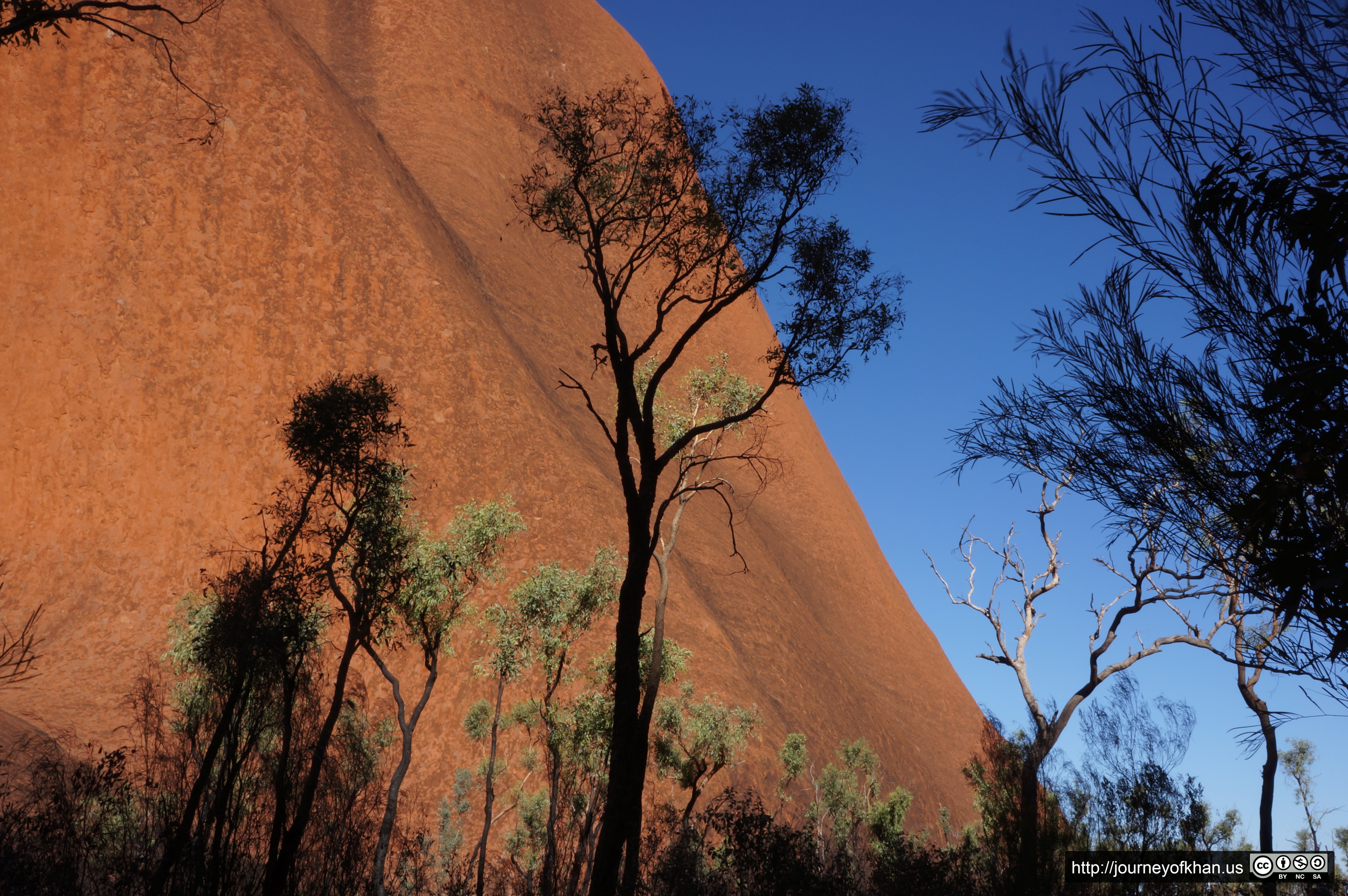 Side of Uluru (High Resolution)