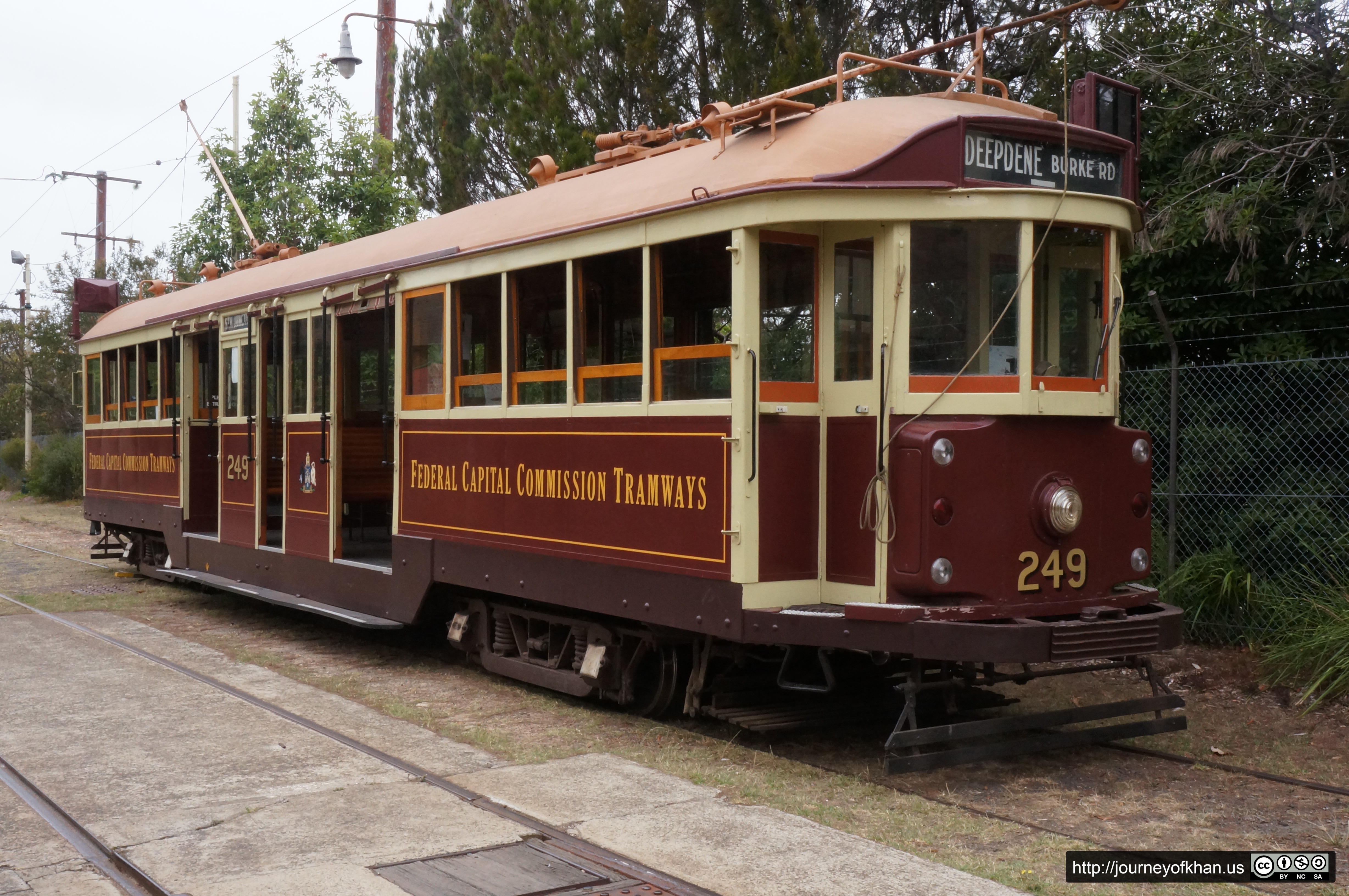 Federal Capital Commission Tramways 249 (High Resolution)