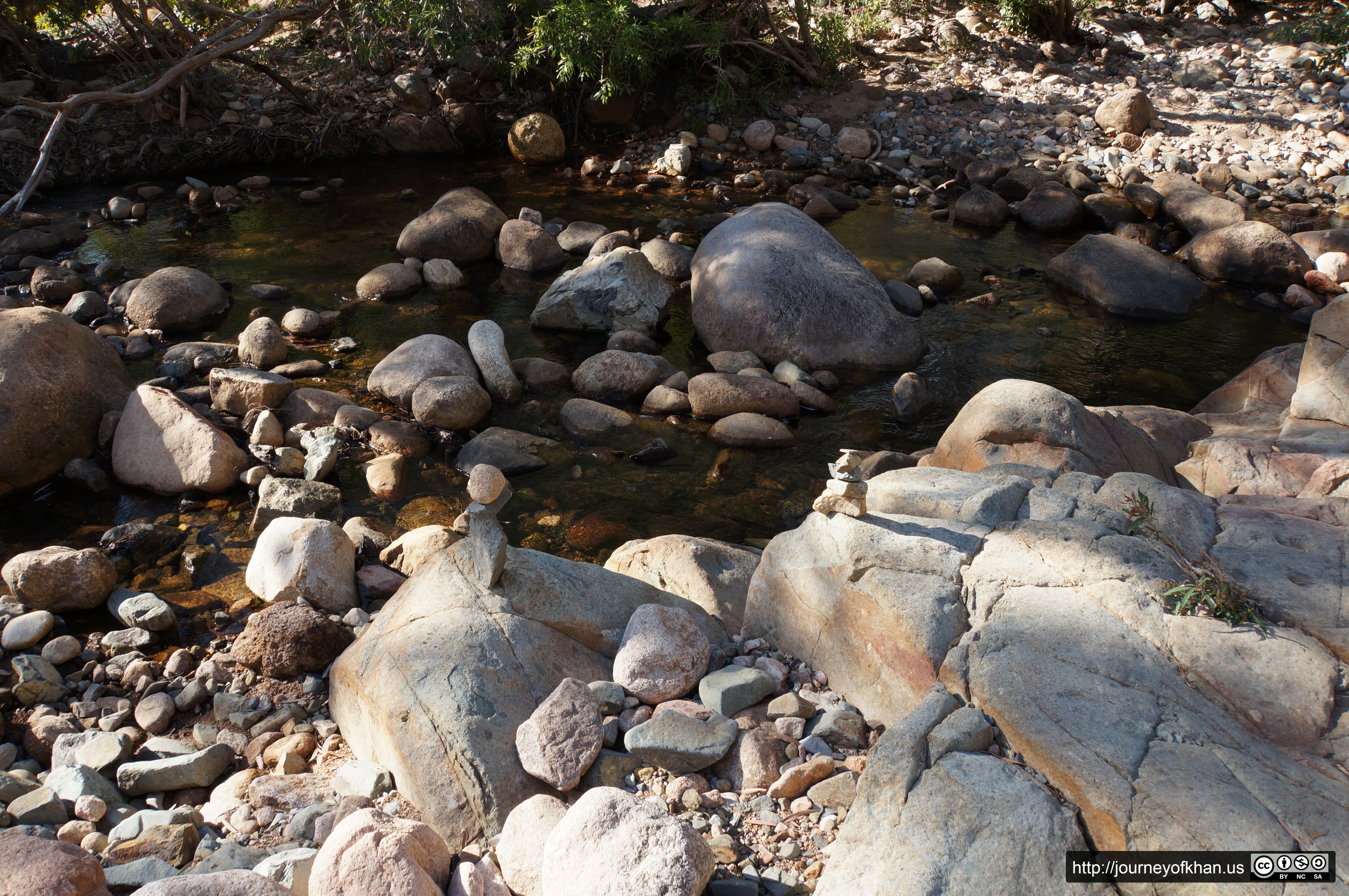 Pebbles in a Creek in Queensland (High Resolution)