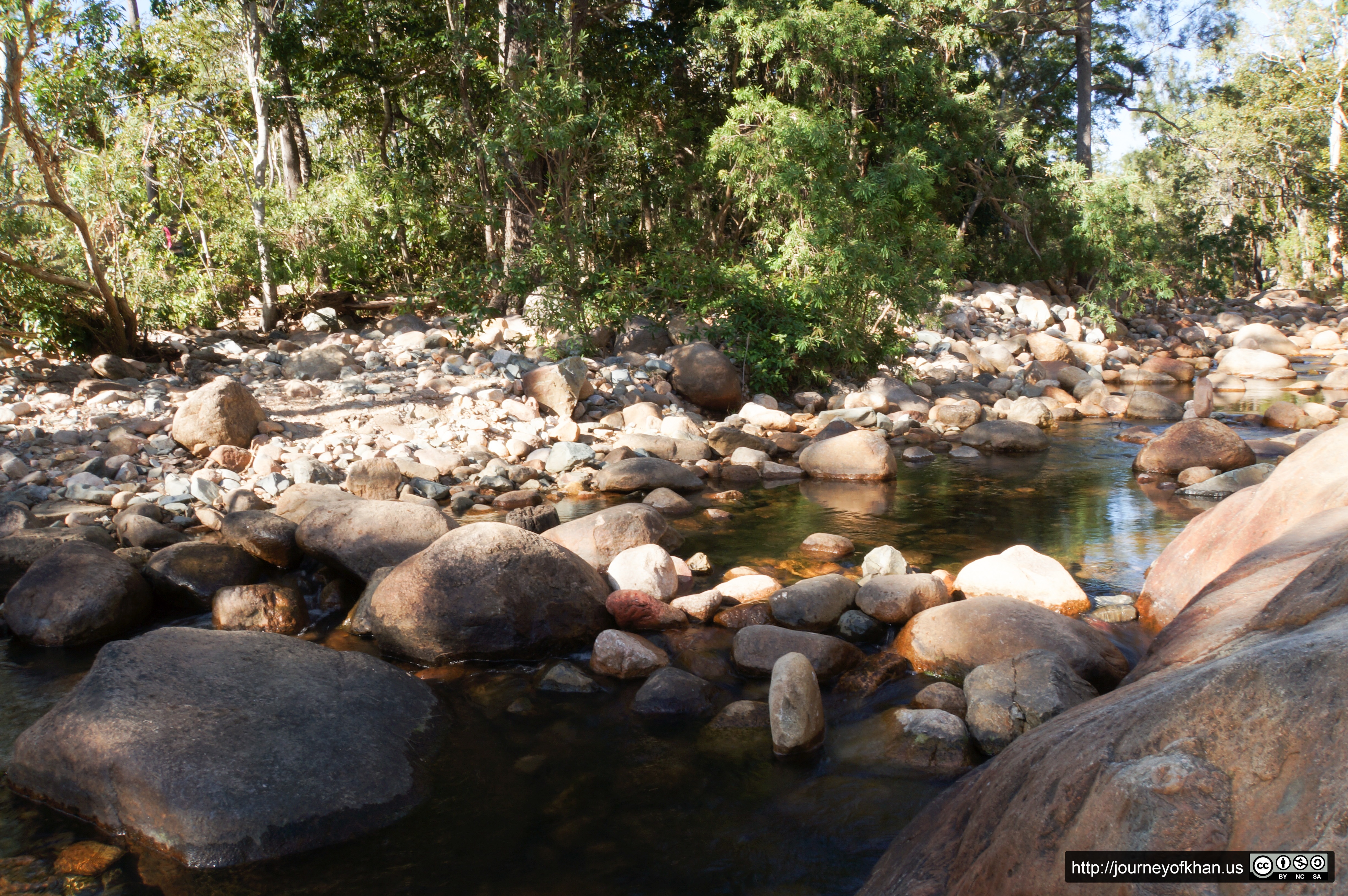 Rocks in a Creek in Queensland (High Resolution)