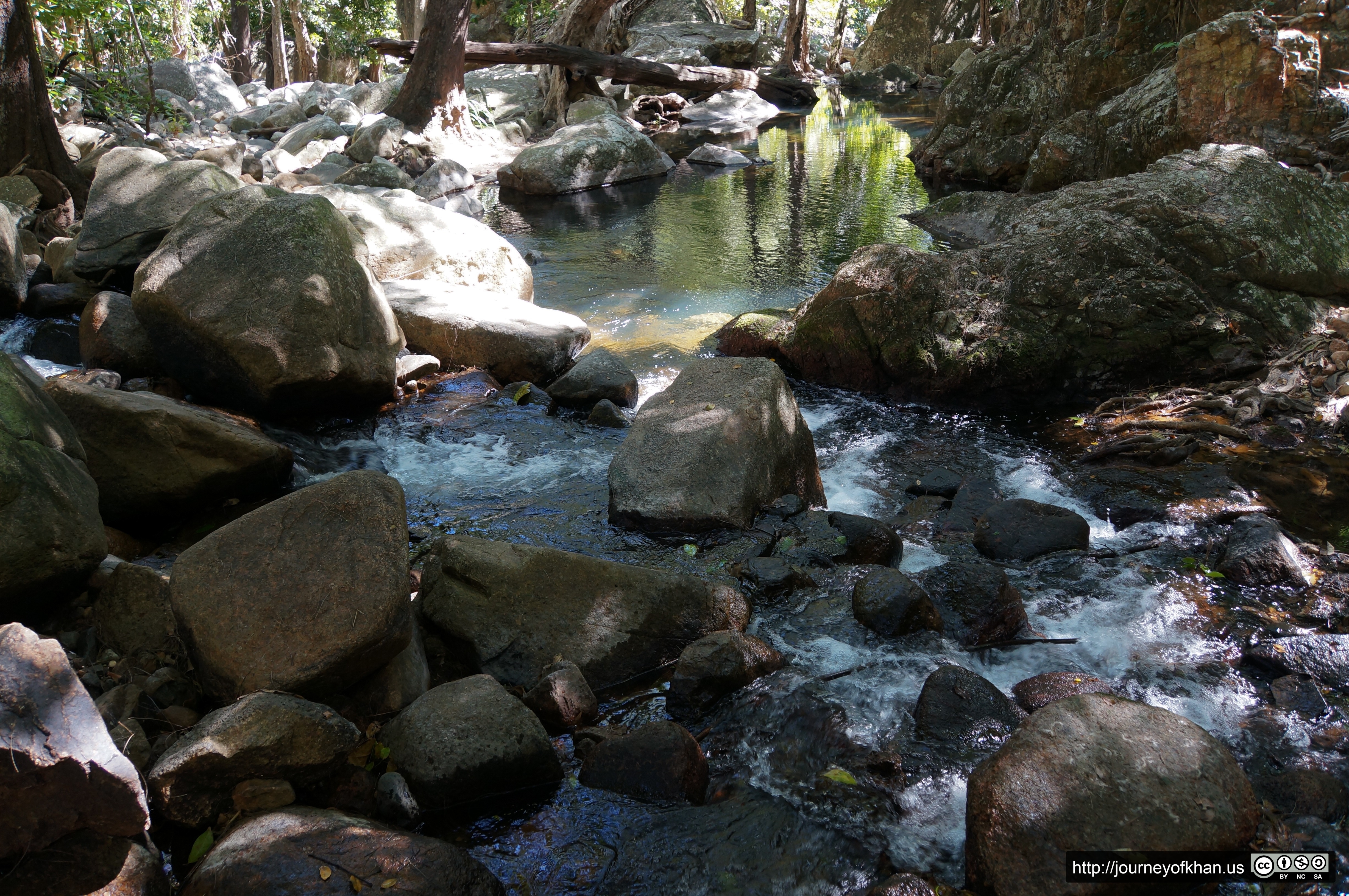 Flowing Creek in Queensland (High Resolution)