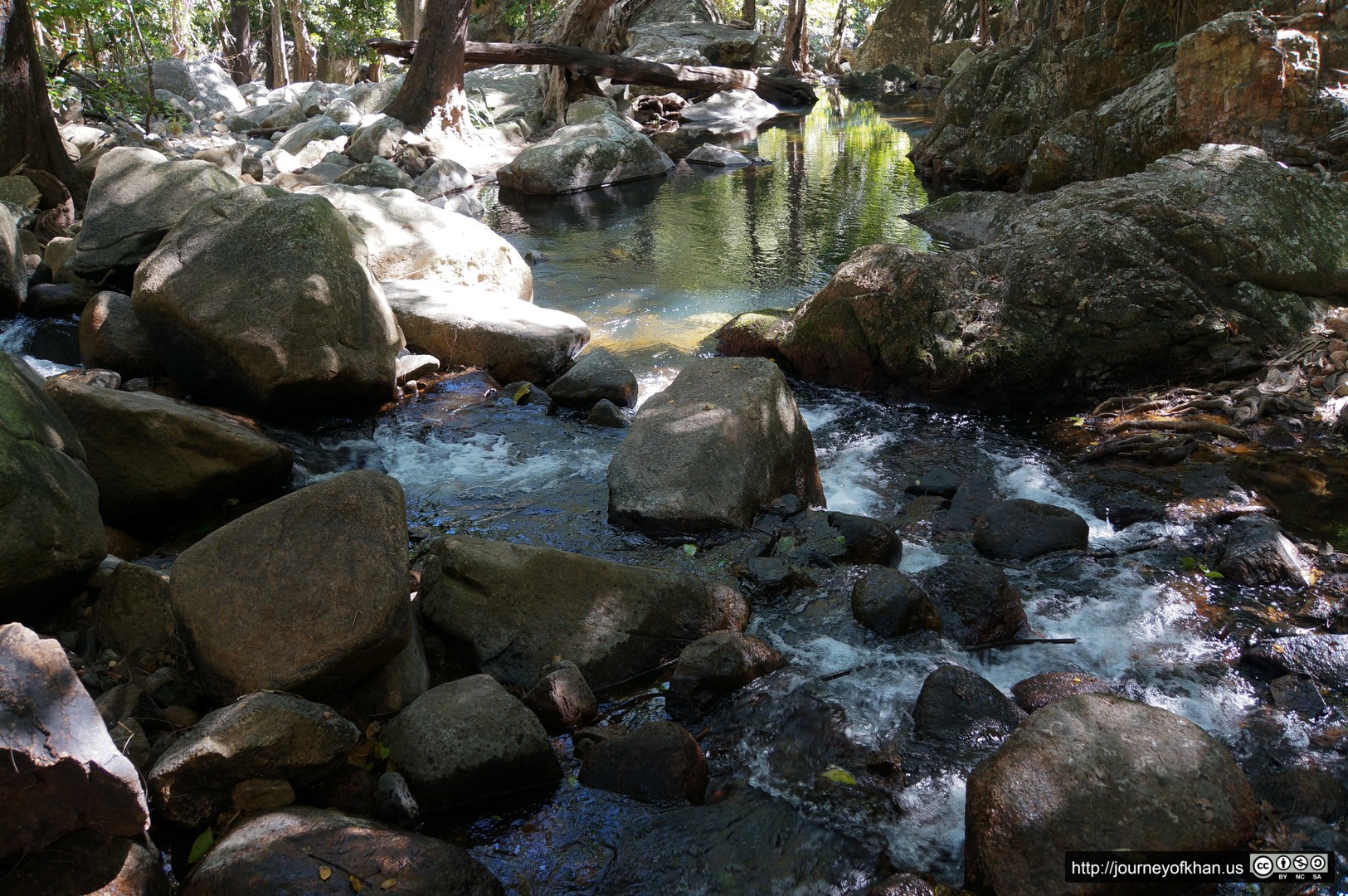 Flowing Creek in Queensland