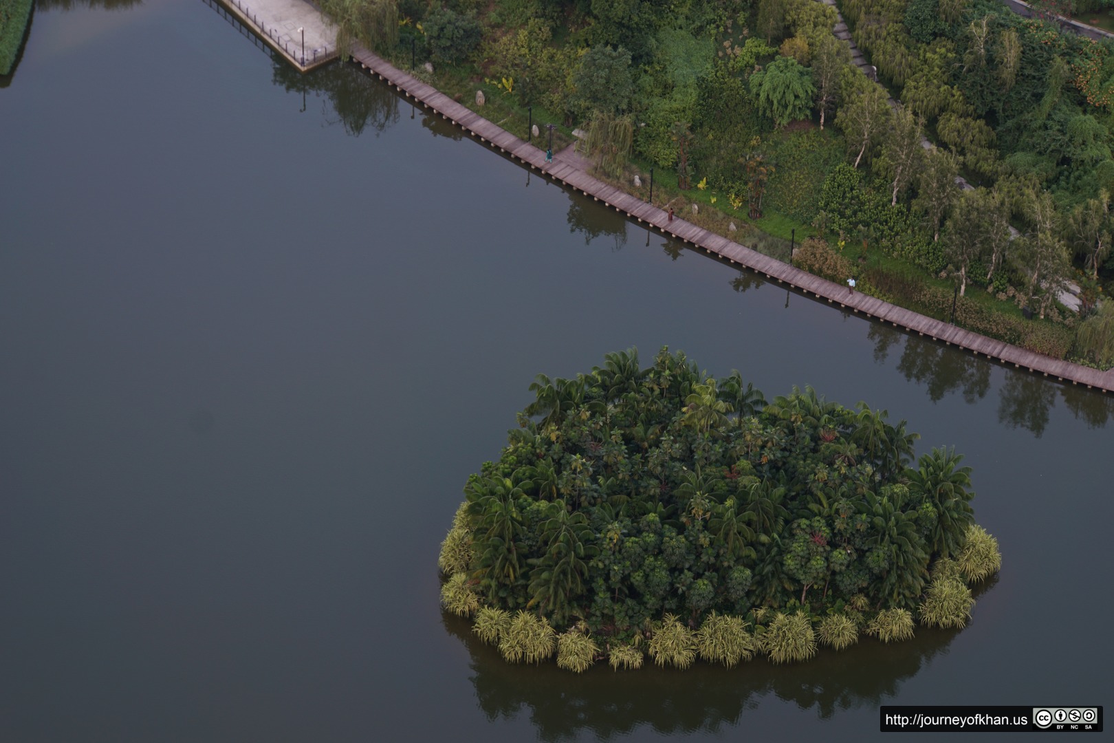 Small Island of Trees and Puffs