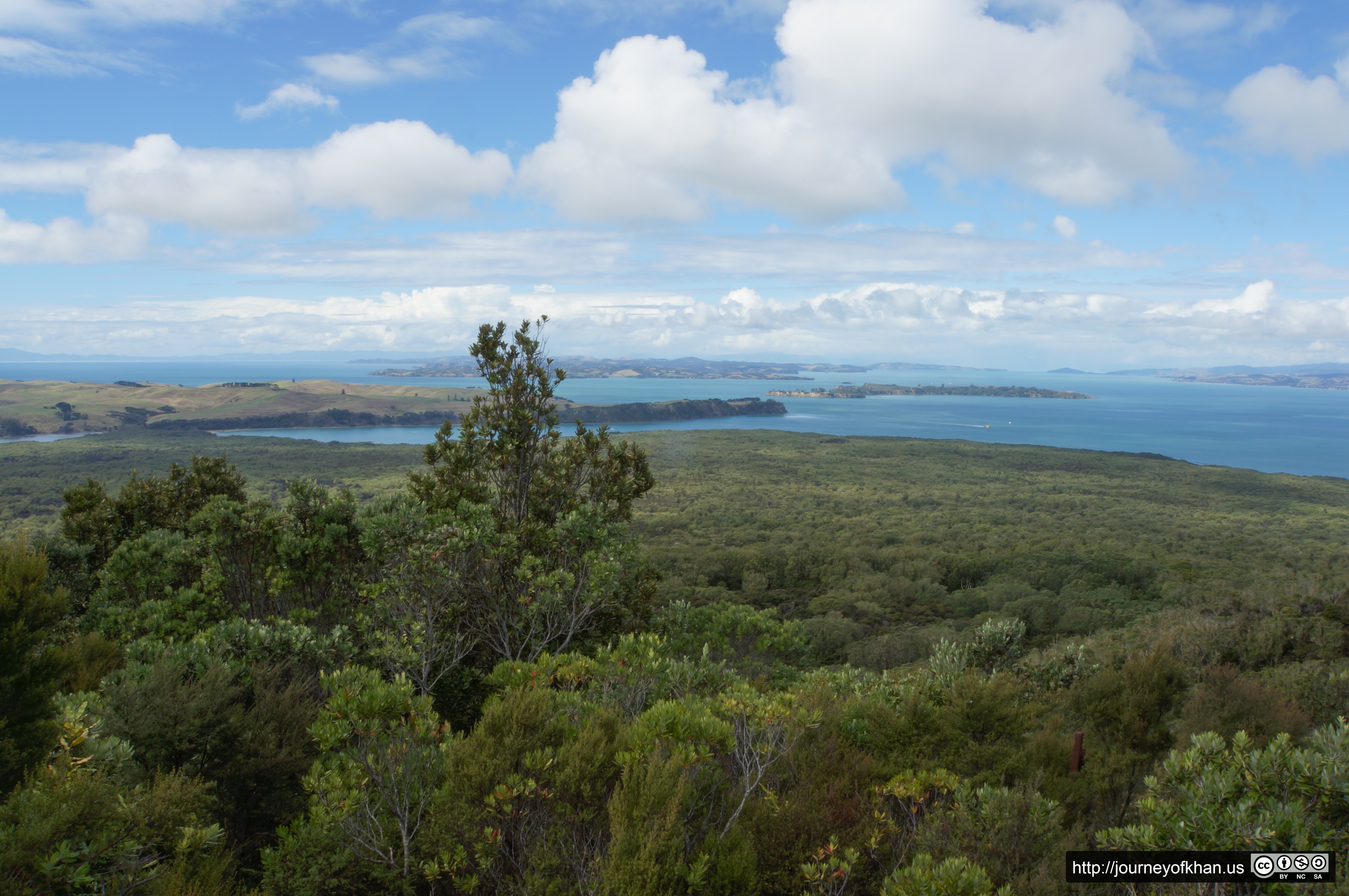 Bay around Rangitoto Island (High Resolution)