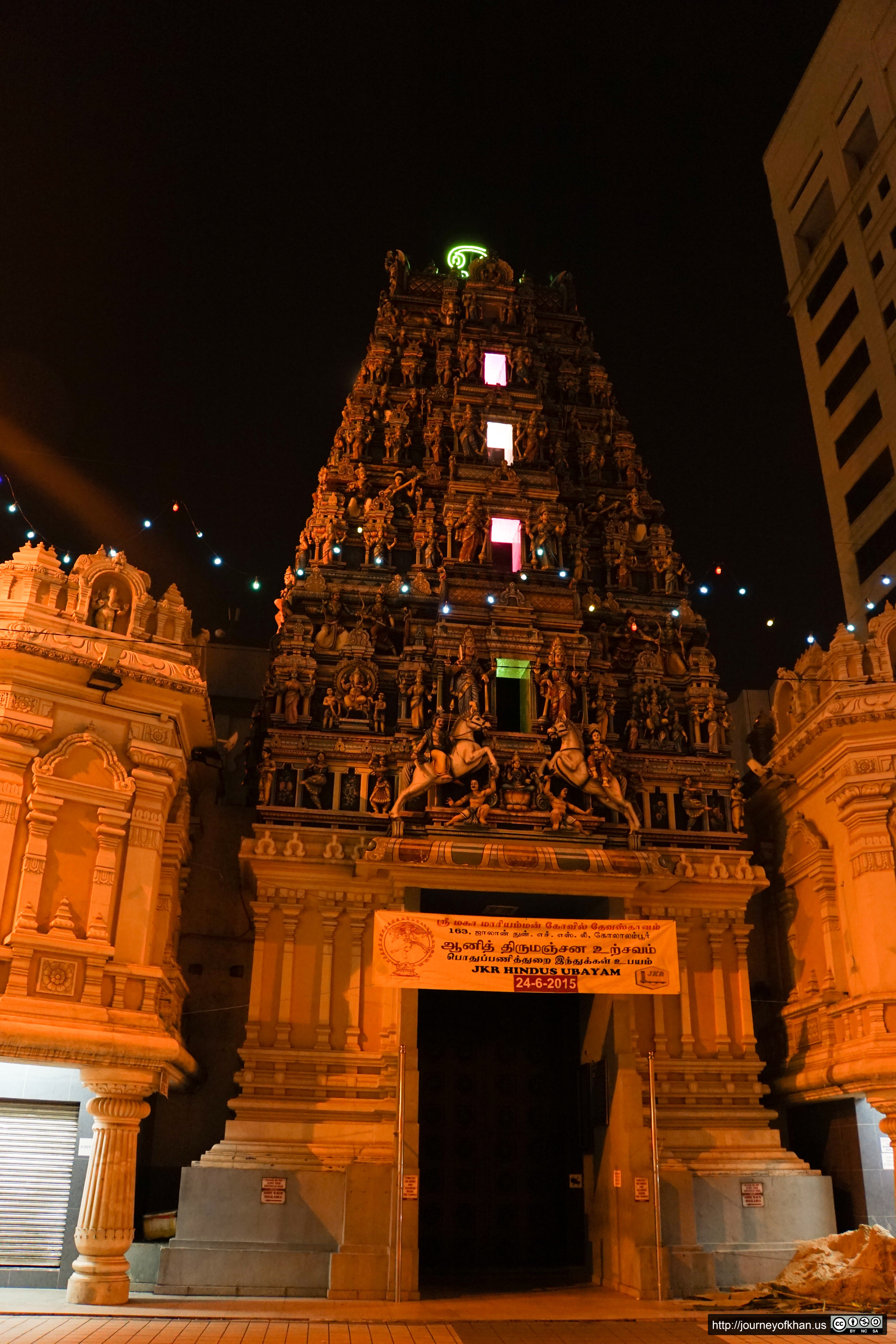 Hindu Temple in Chinatown, Kuala Lumpur (High Resolution)