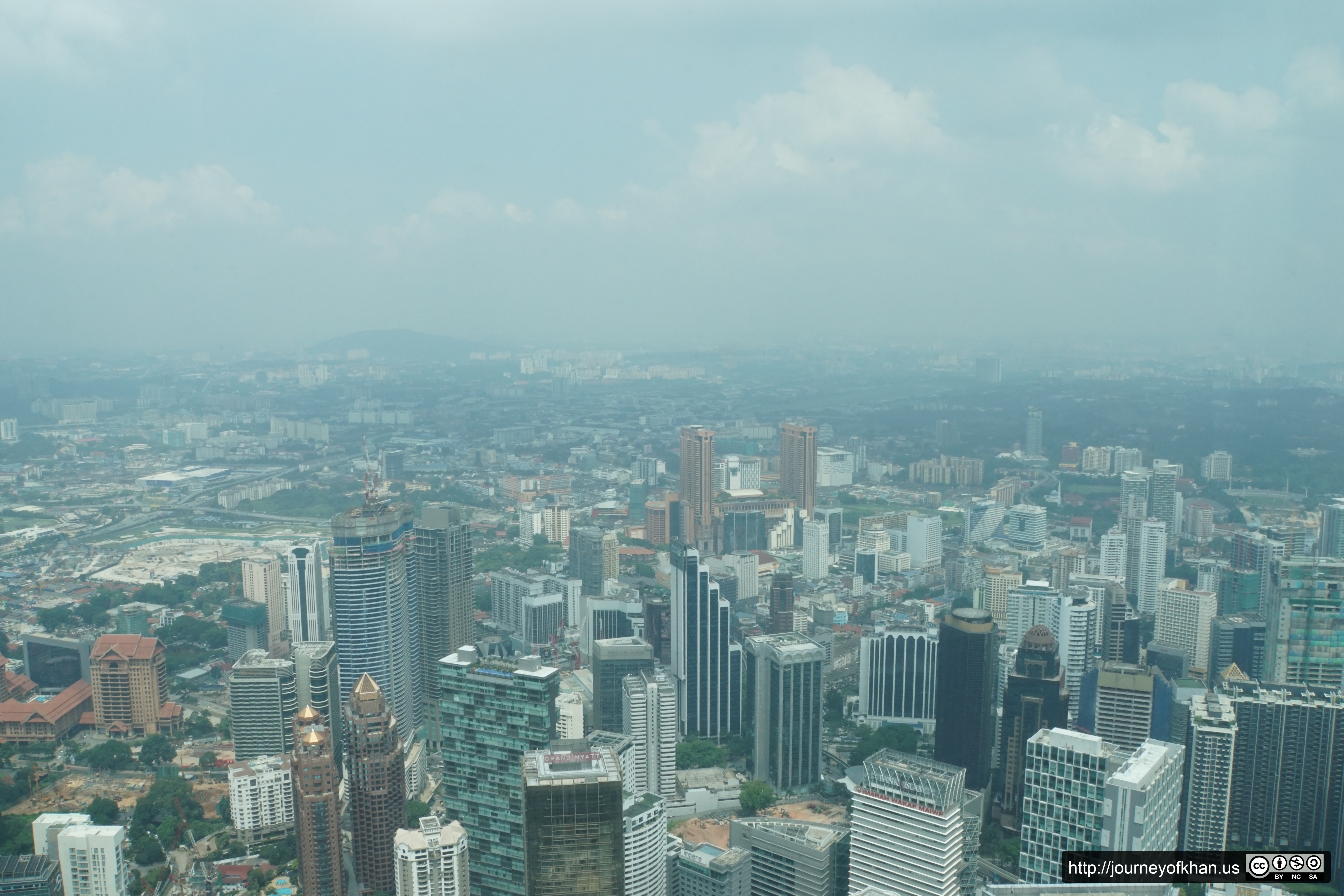 Haze over Kuala Lumpur (High Resolution)