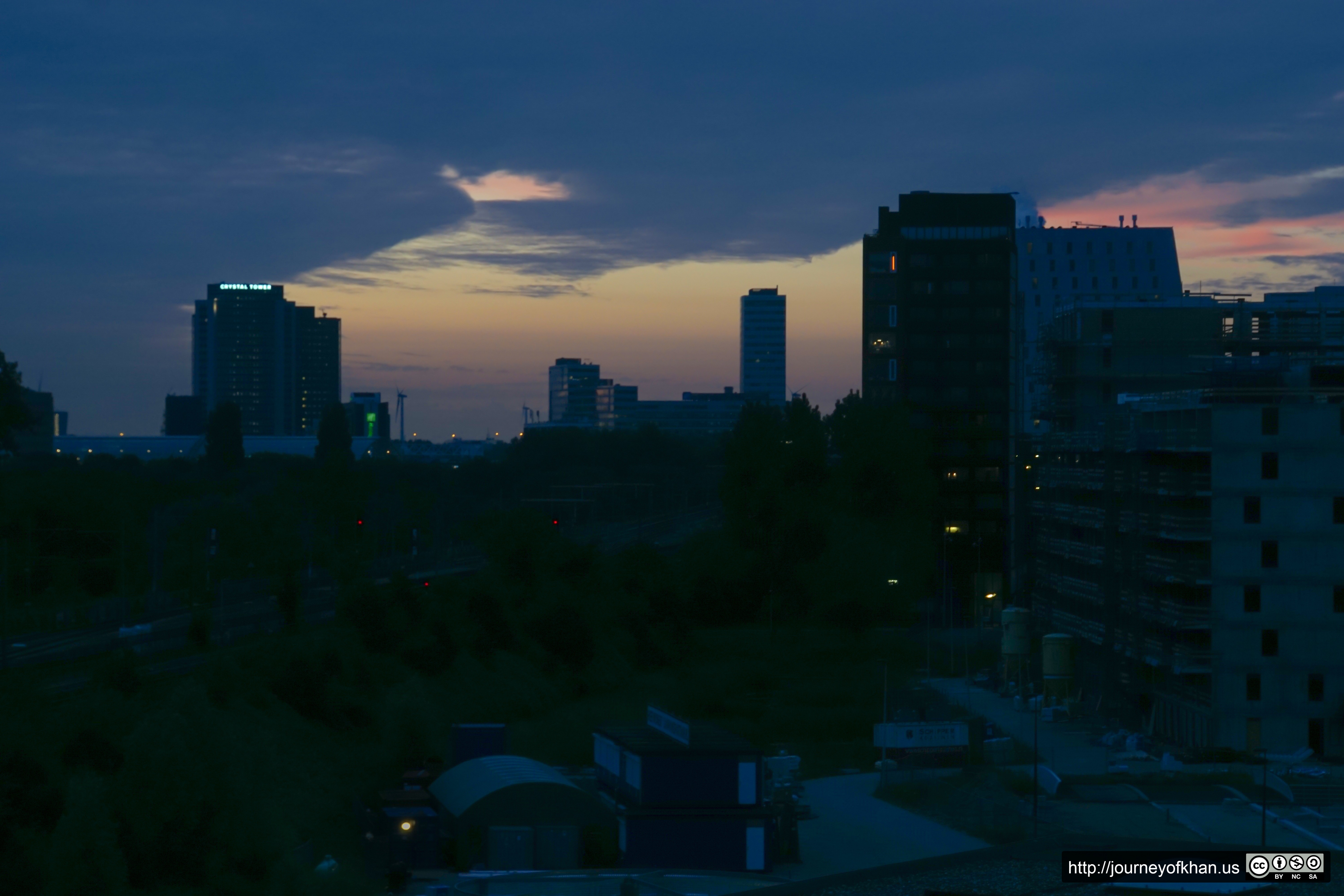 Sunset in Amsterdam (High Resolution)