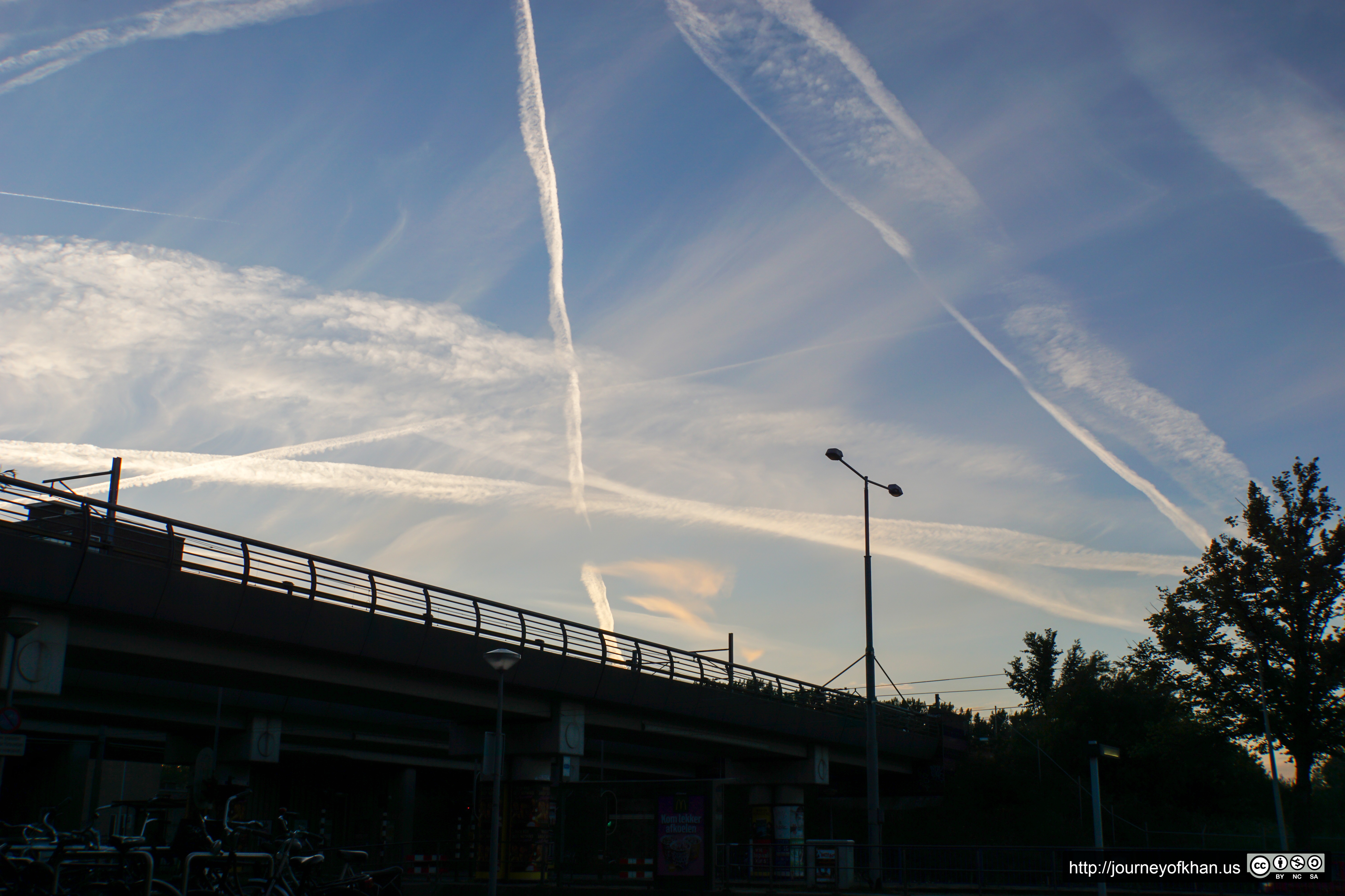 Planes at Dusk (High Resolution)