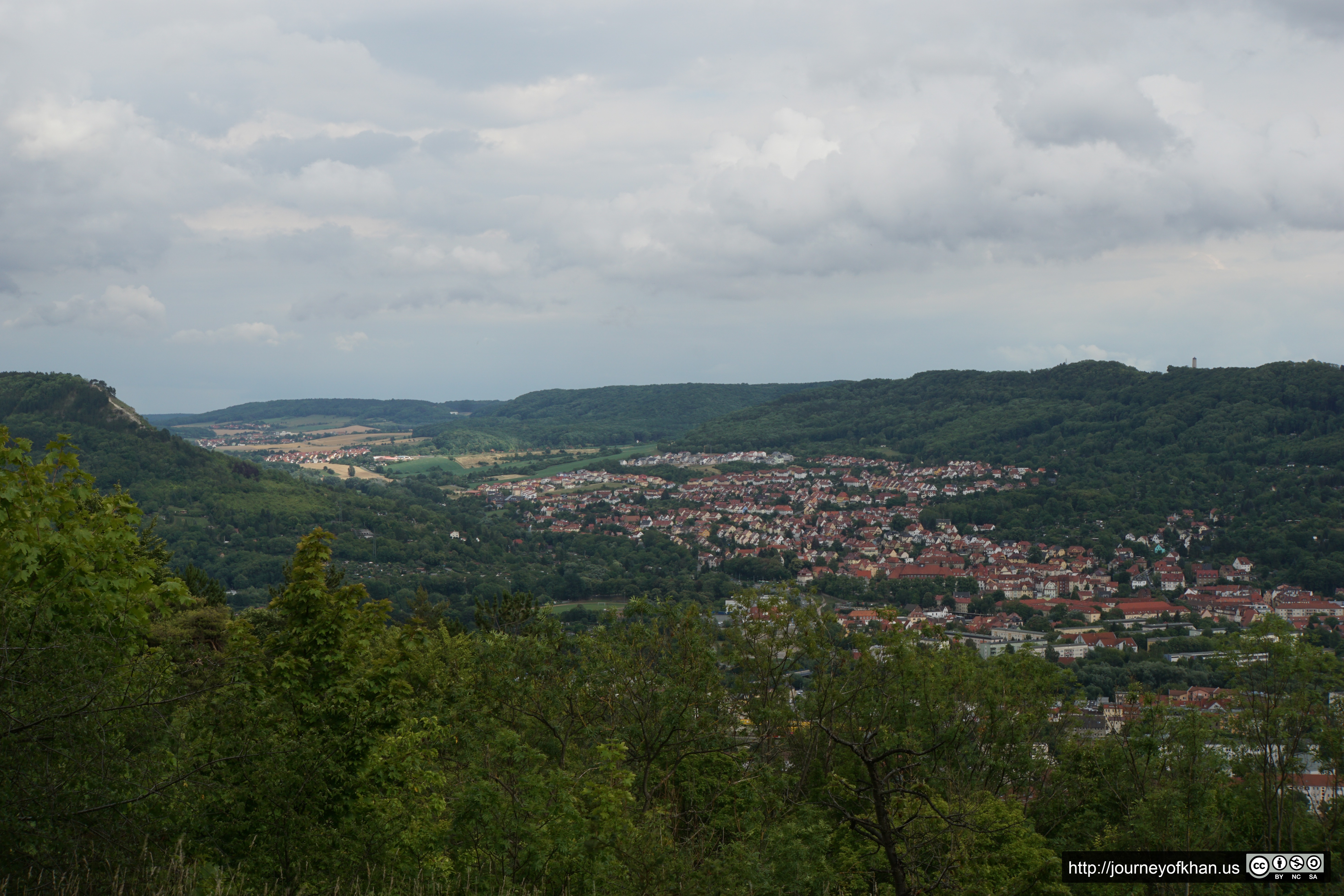 German Houses in a Valley (High Resolution)