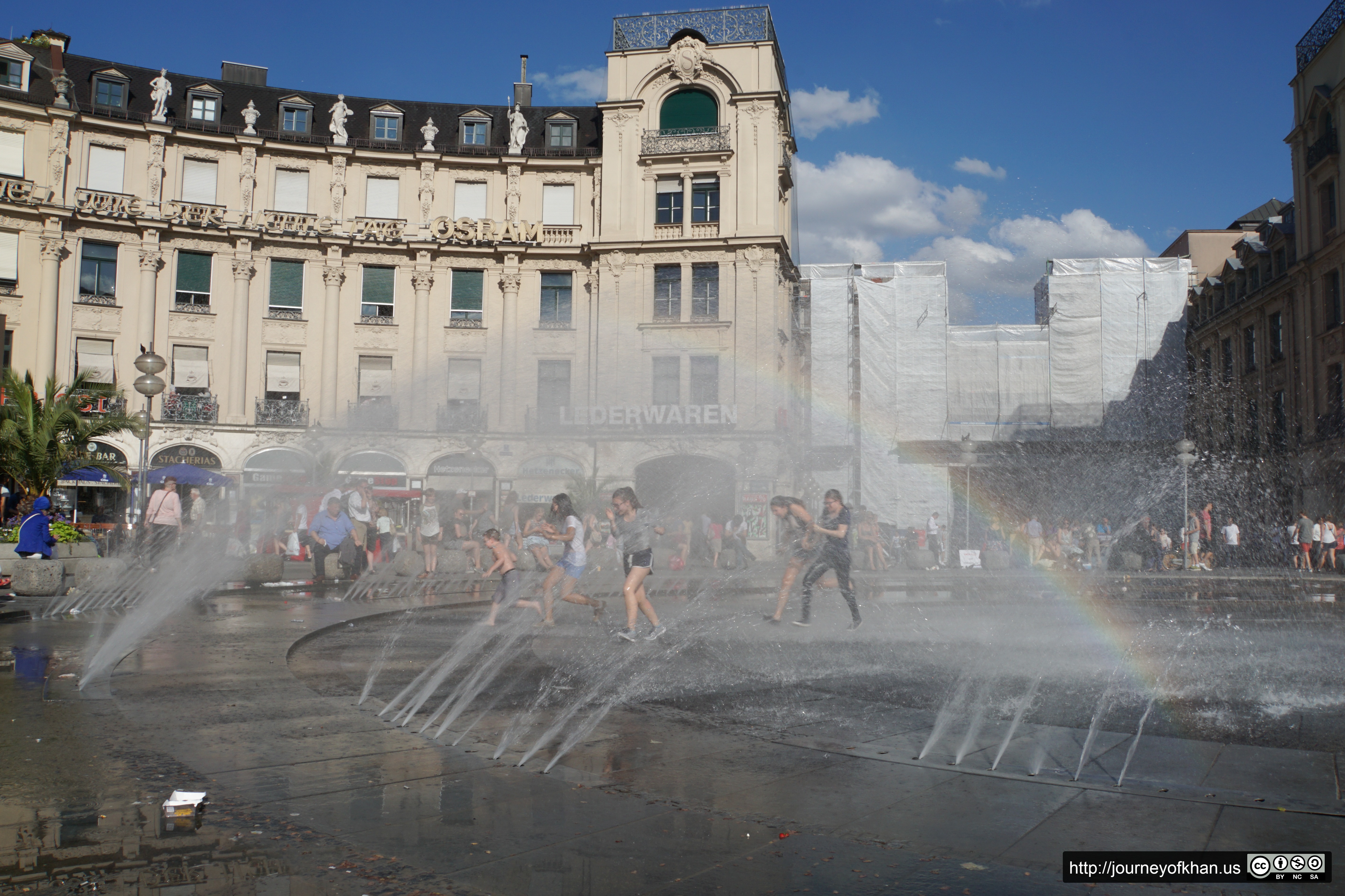 Rainbow in Karlsplatz (High Resolution)