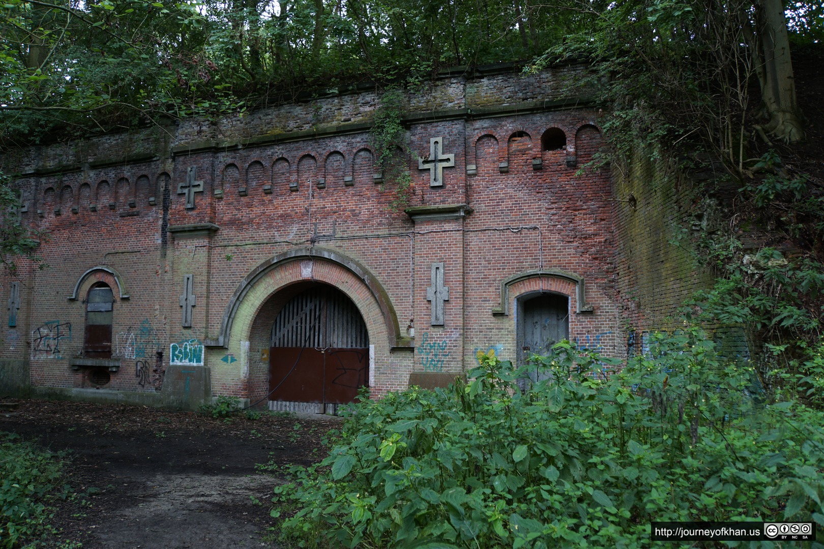 The Inside Wall of Star Fort 5