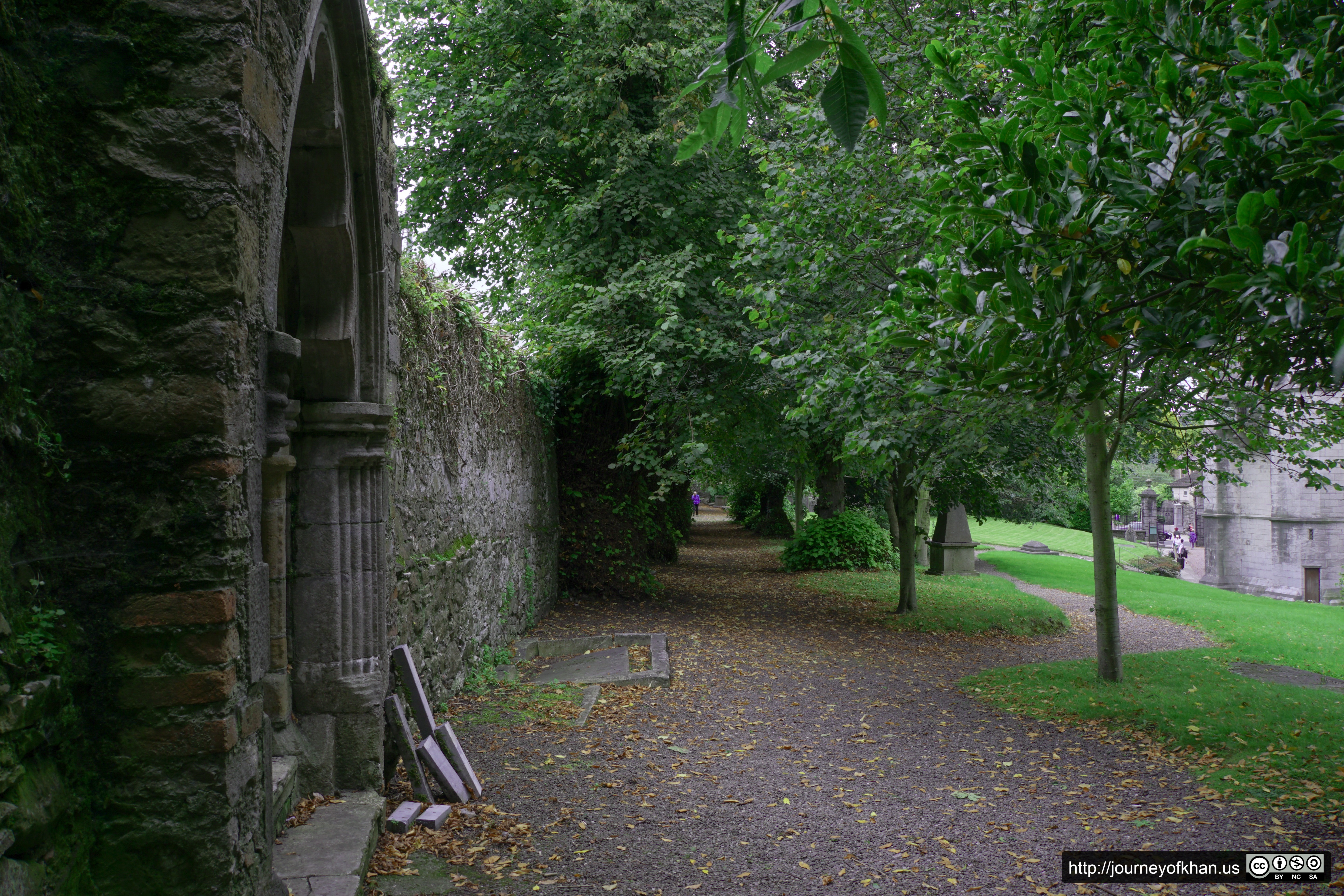 Wall Besides a Church in Cork (High Resolution)