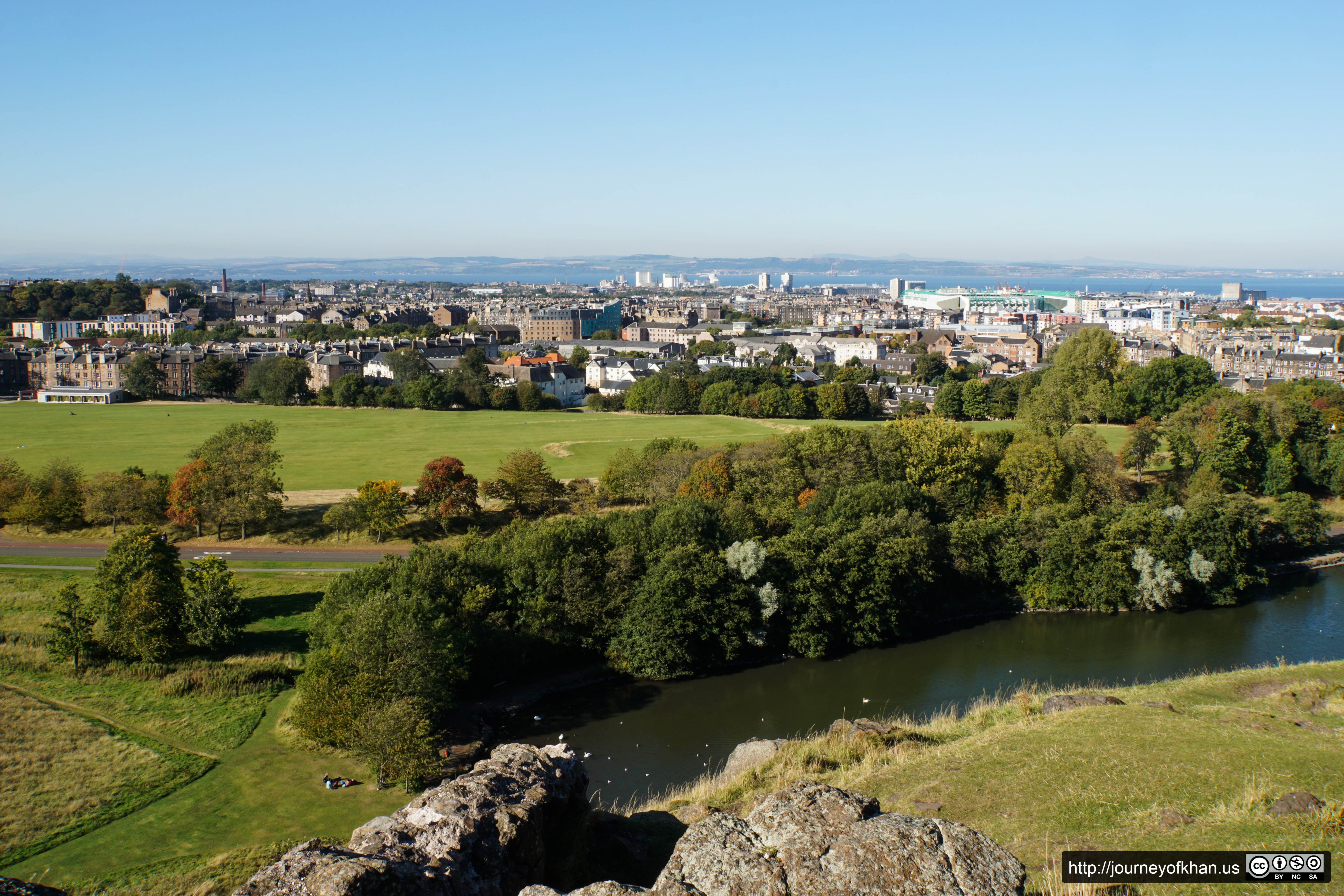 City and the Sea in Scotland (High Resolution)