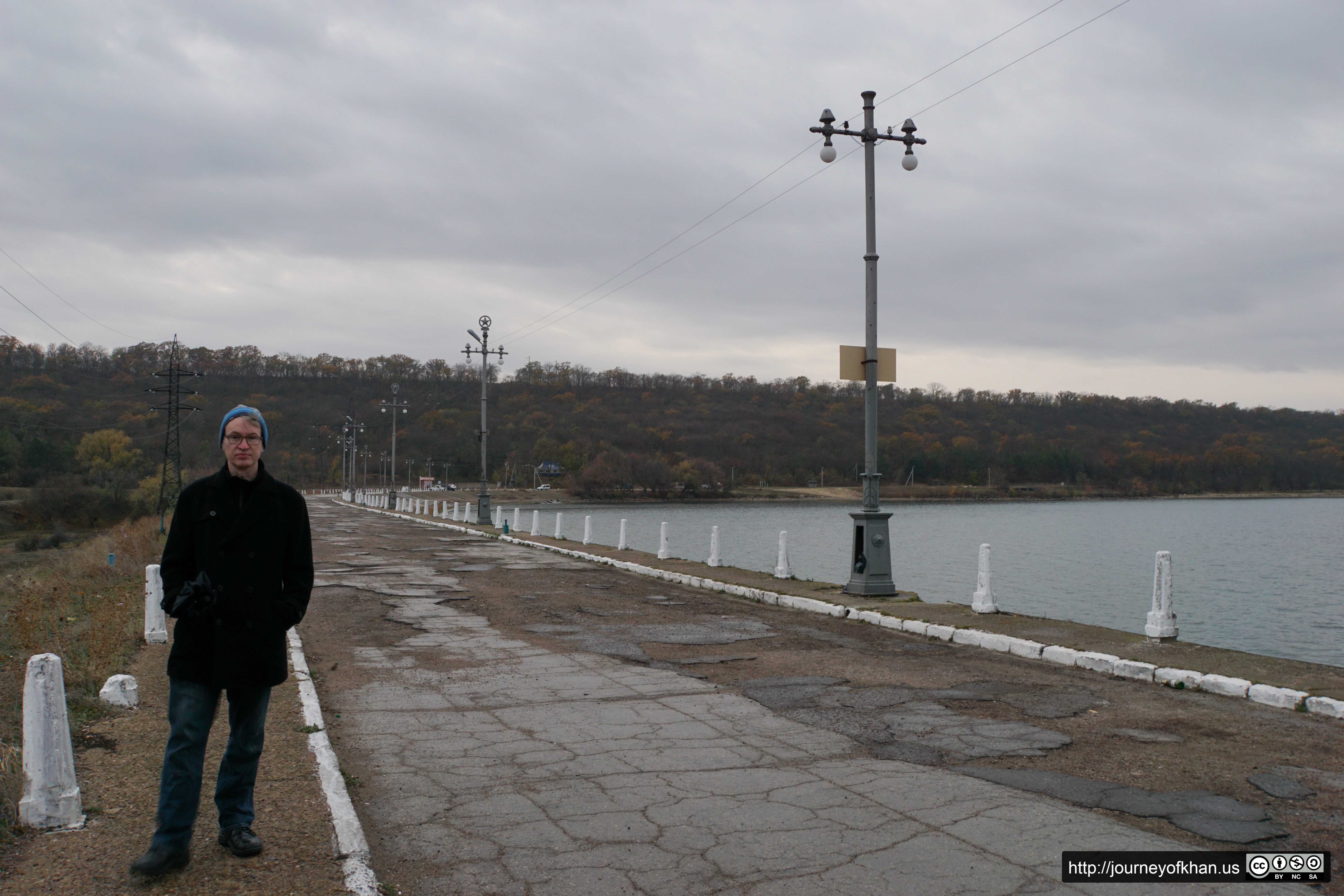 Chris and the Nistru River (High Resolution)