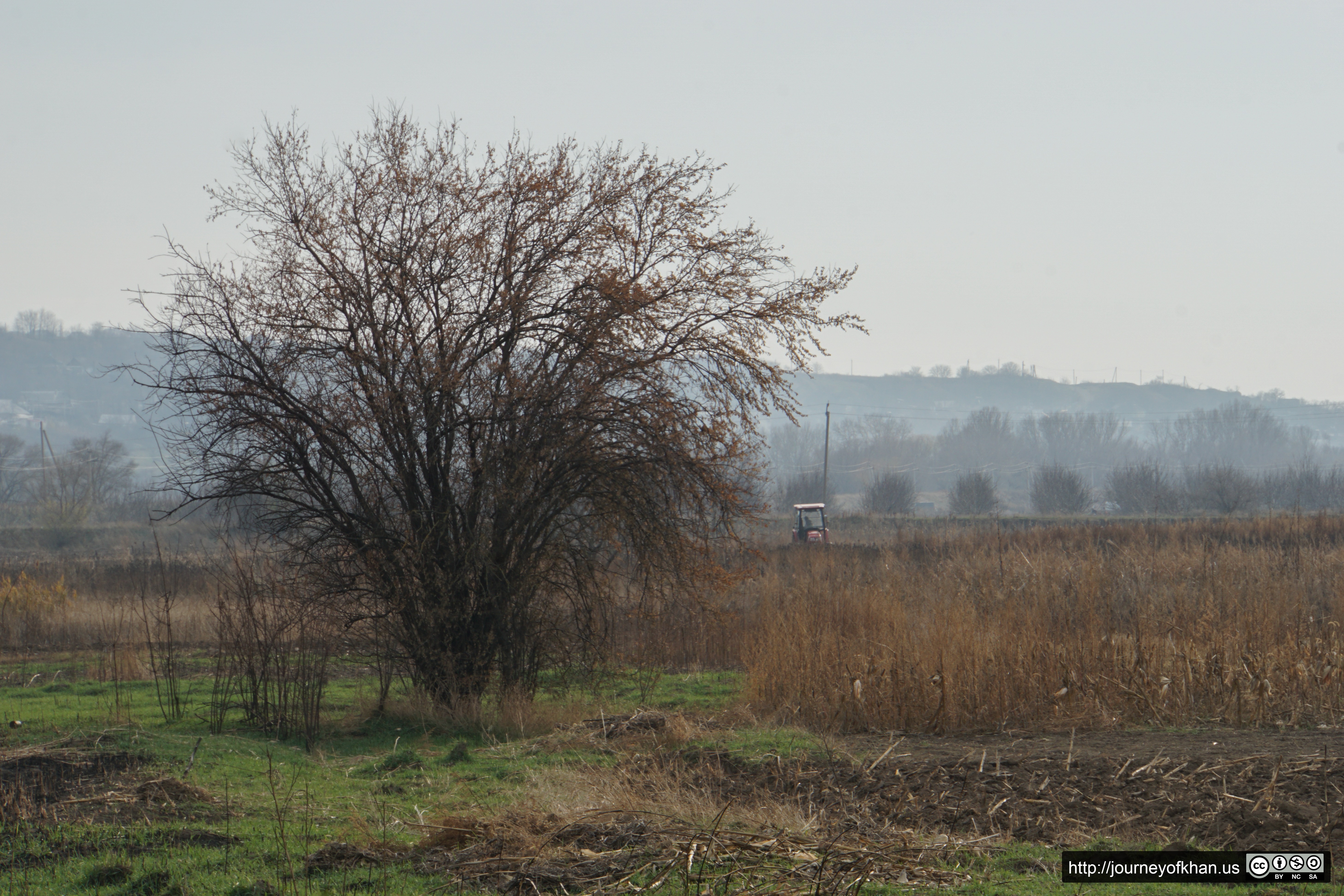 Tractor in a Farm in Criuleni (High Resolution)