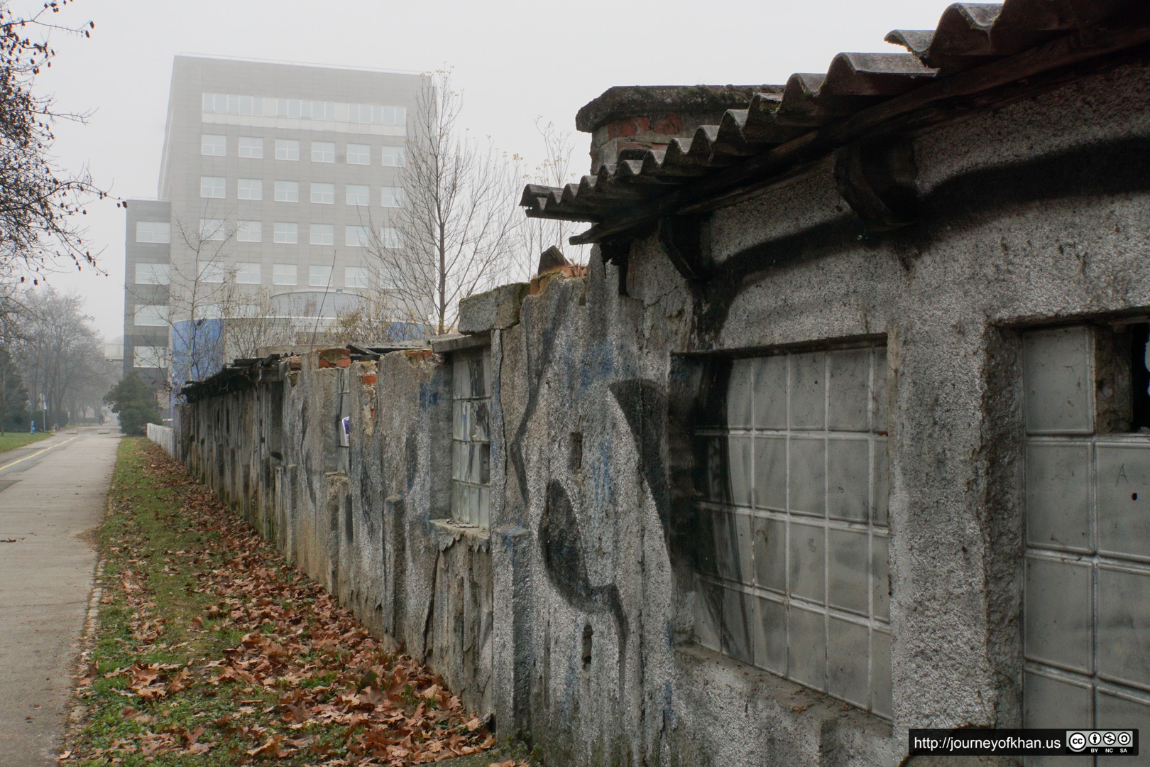 Wall in the Fog