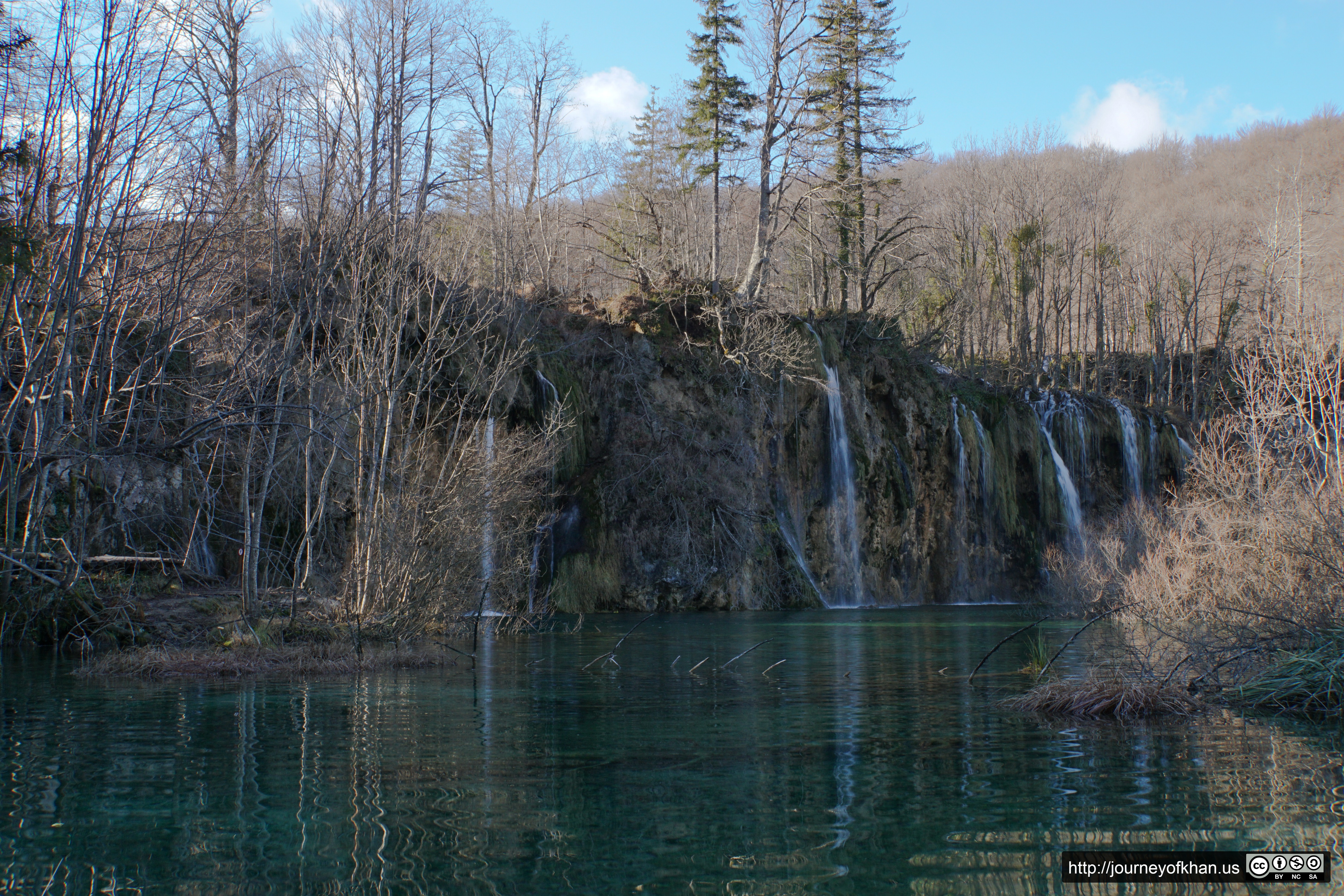 String of Falls in Plitvice (High Resolution)