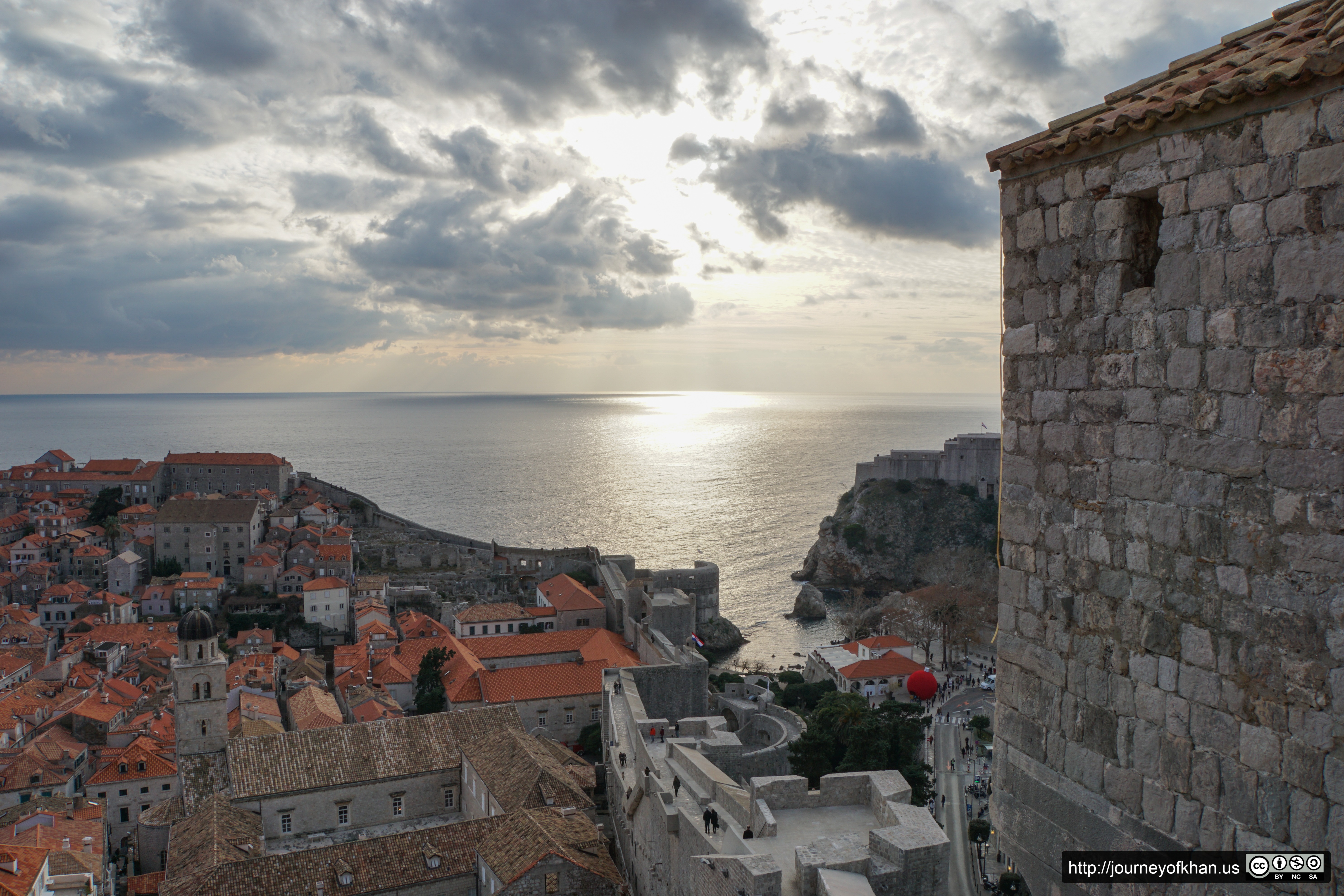 The Bay and the City of Dubrovnik (High Resolution)